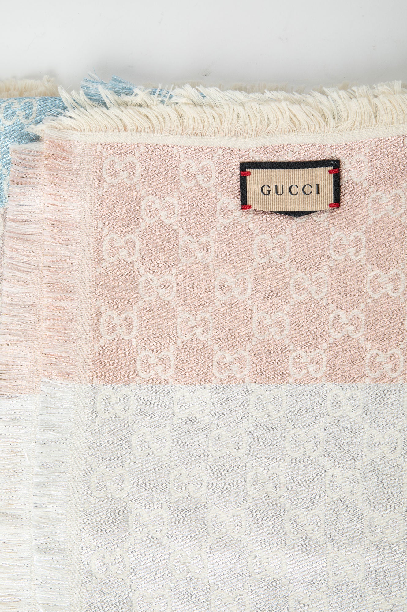 Gucci Pastel GG Jacquard Multicolor Shawl