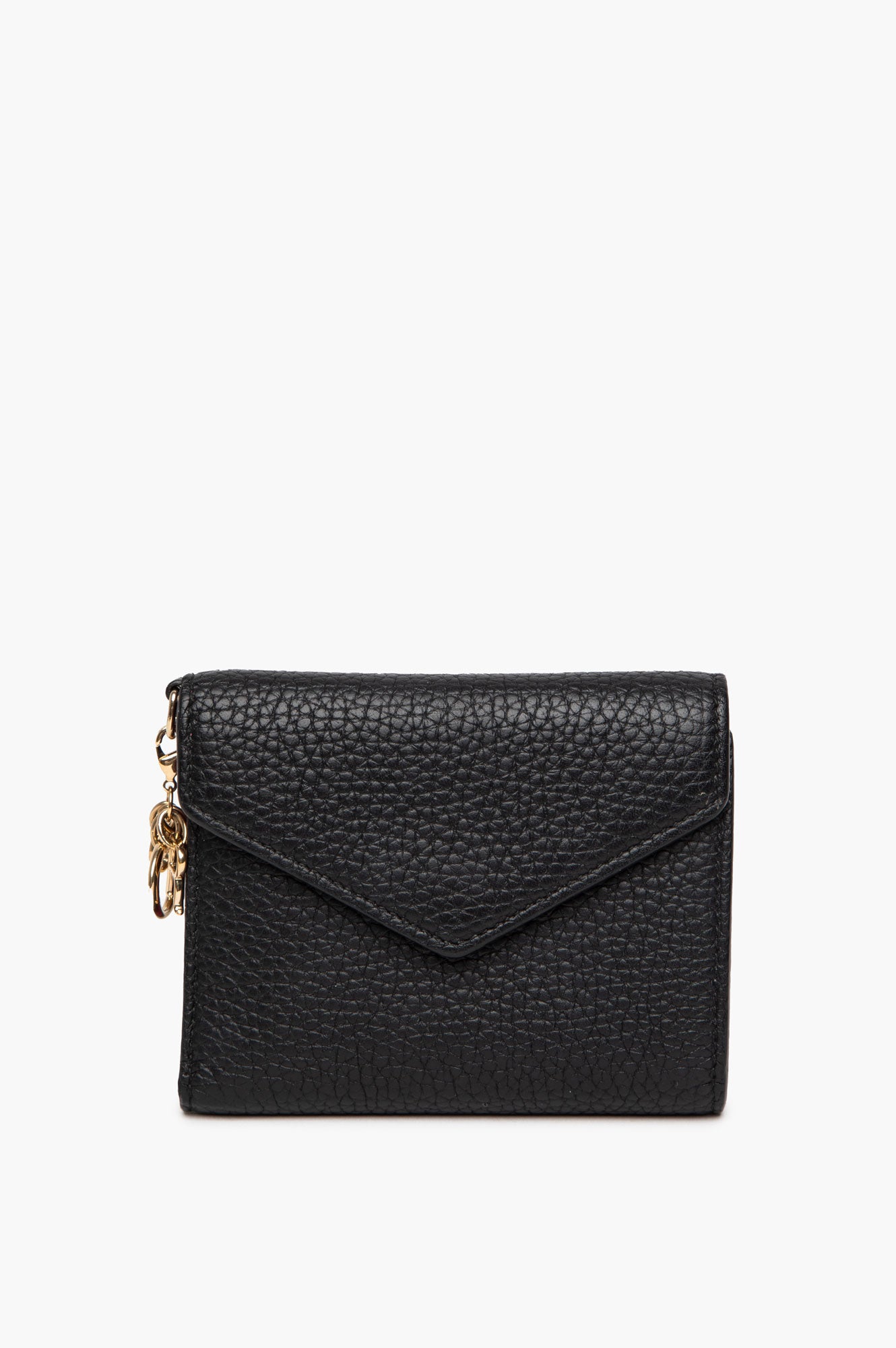 Christian Dior Black Leather Bi-Fold Wallet