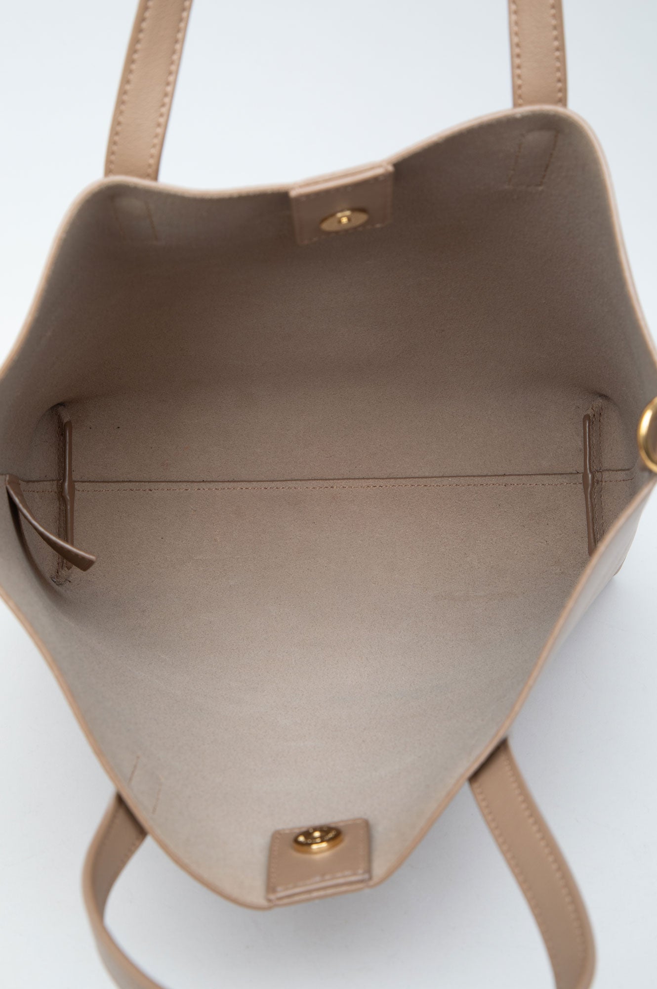 Saint Laurent Beige Toy Leather Tote