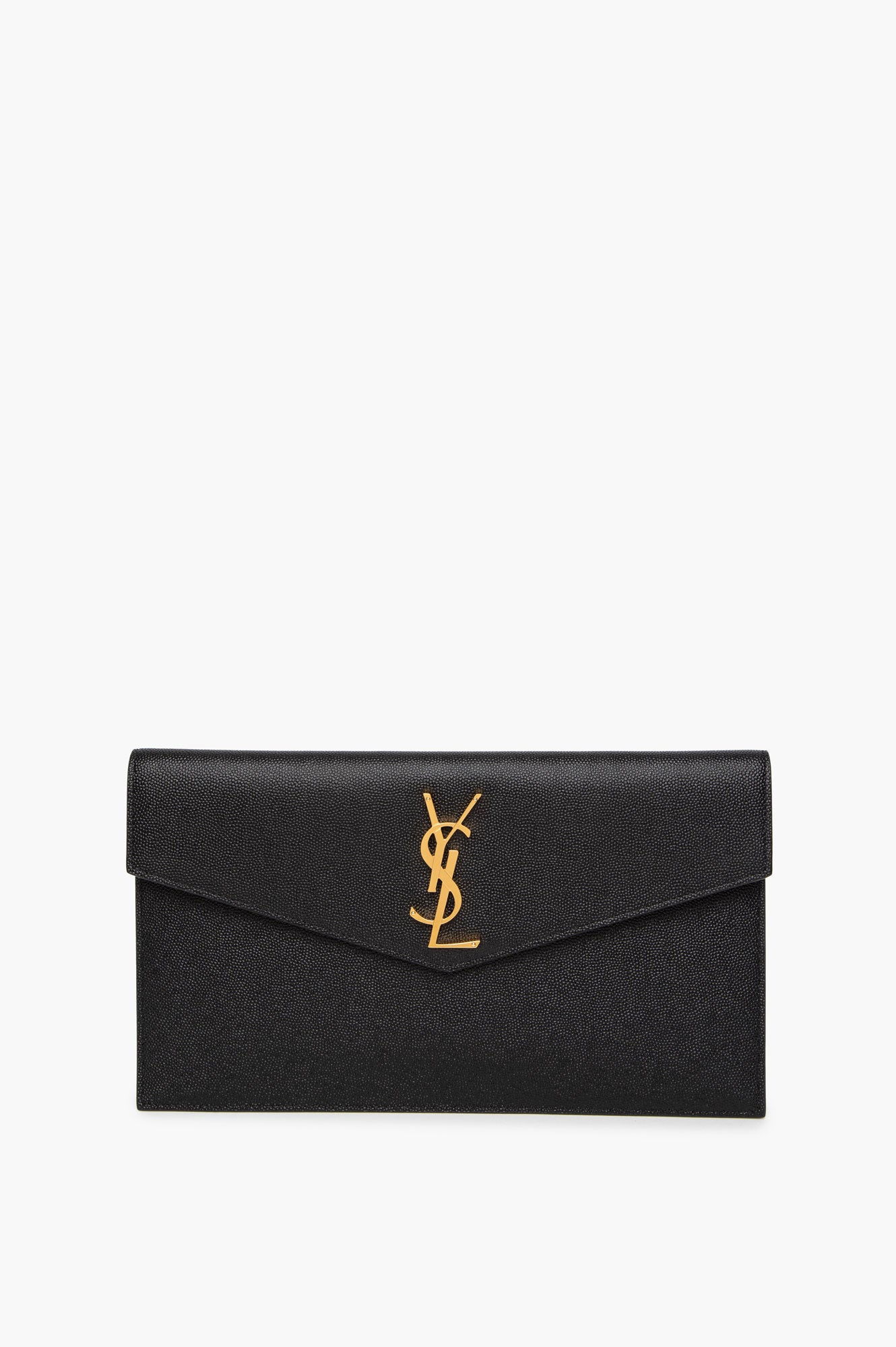 Saint Laurent Black Envelope Pouch