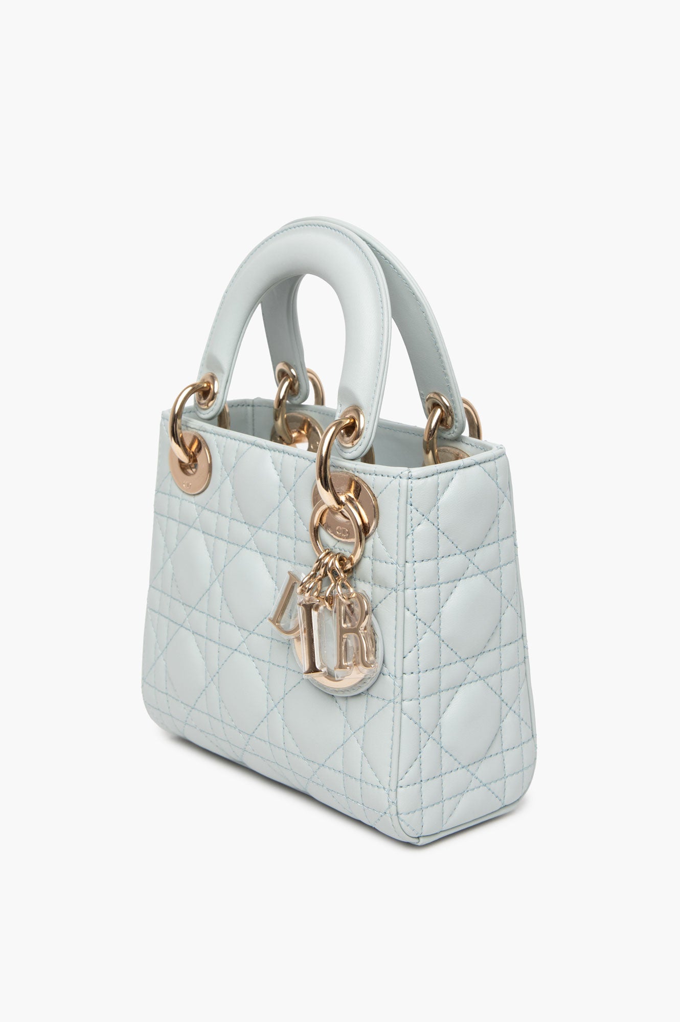 Christian Dior Blue Mini Lady Dior