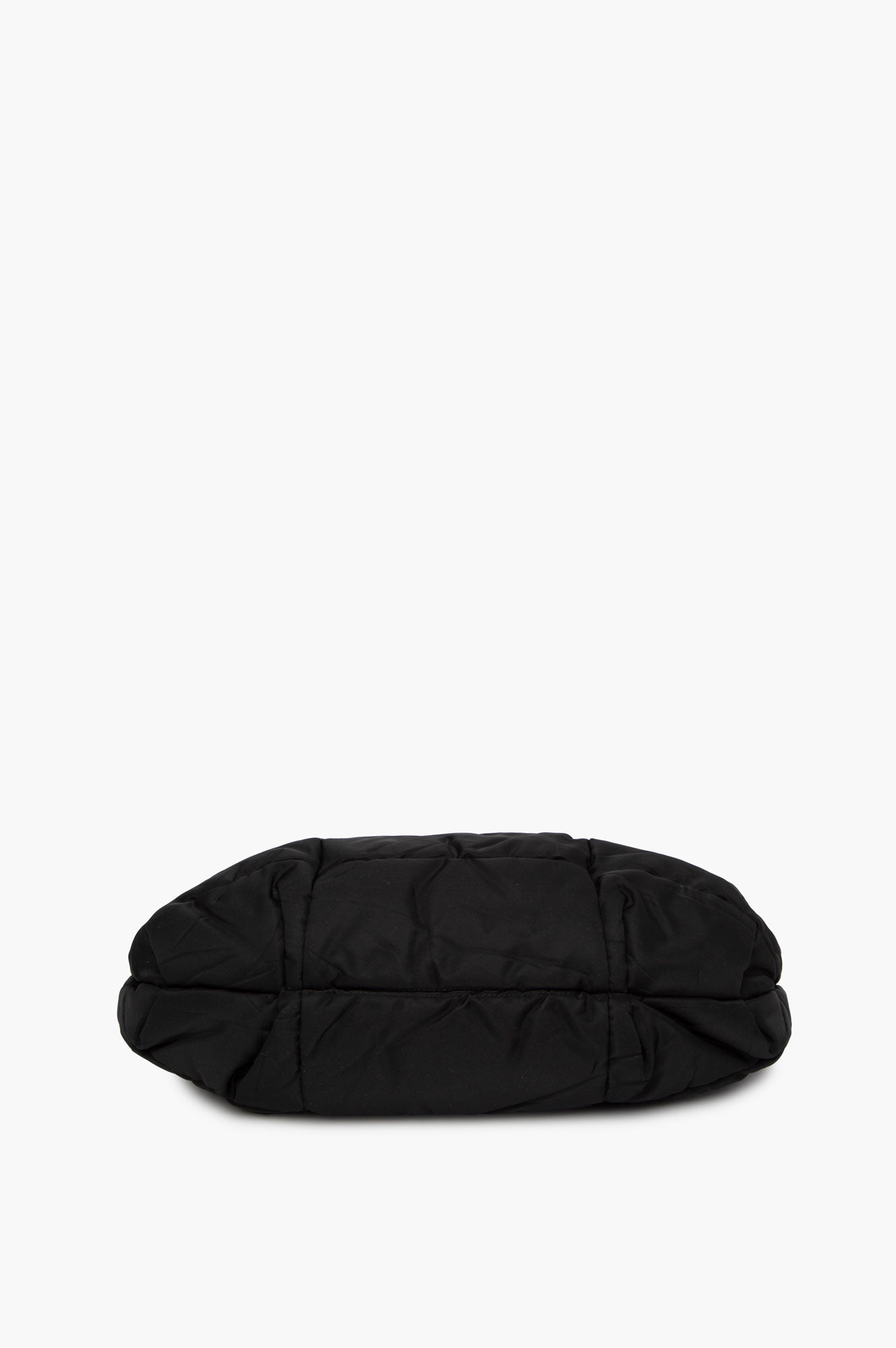 Prada Black Tessuto Nylon Gaufre Quilted Shoulder Bag