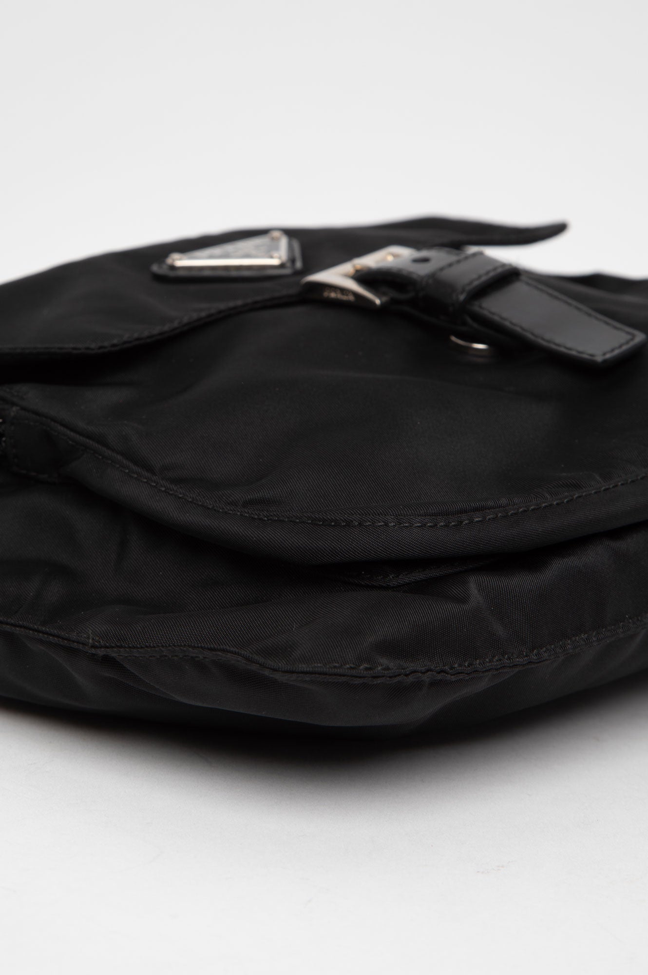Prada Black Tessuto Sling Messenger Bag