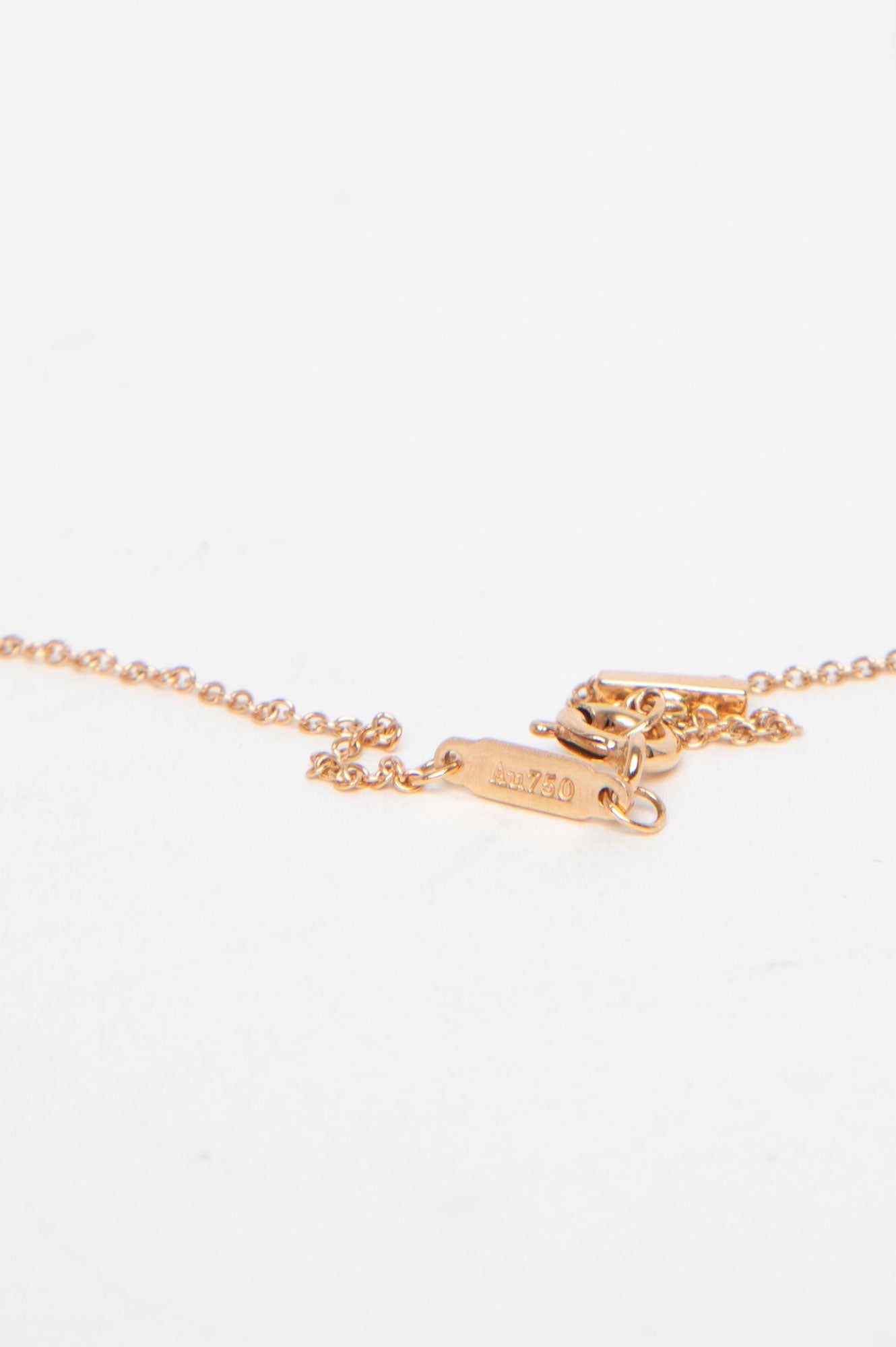 Tiffany & Co Small Yellow Gold Smile Necklace