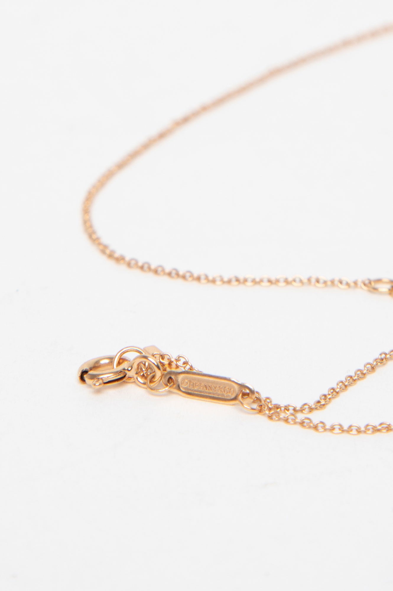 Tiffany & Co Small Yellow Gold Smile Necklace