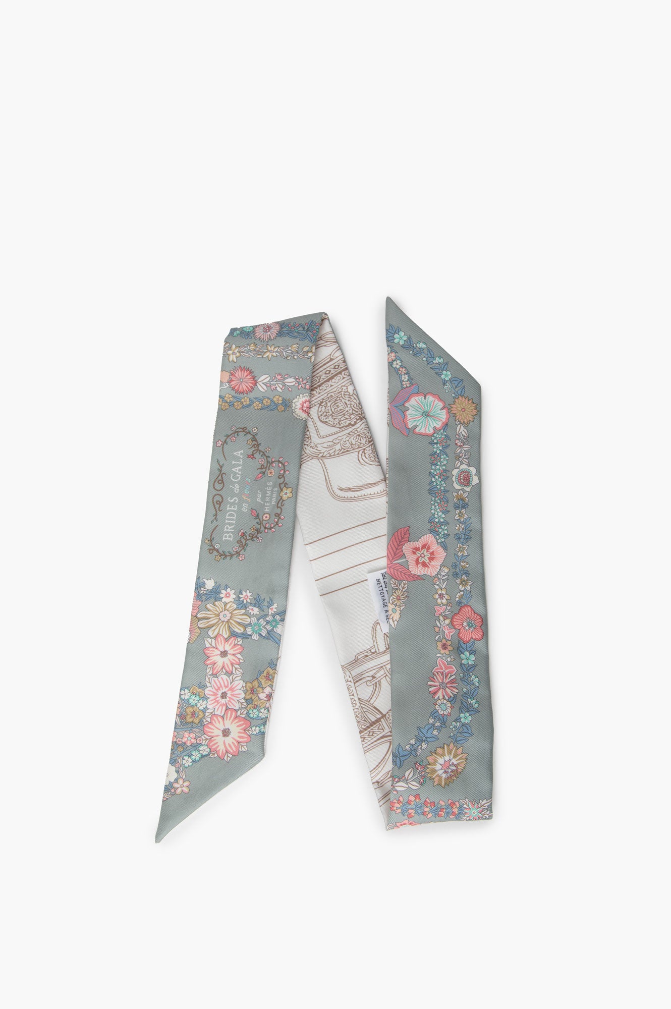 Hermes Brides de Gala Floral Twilly