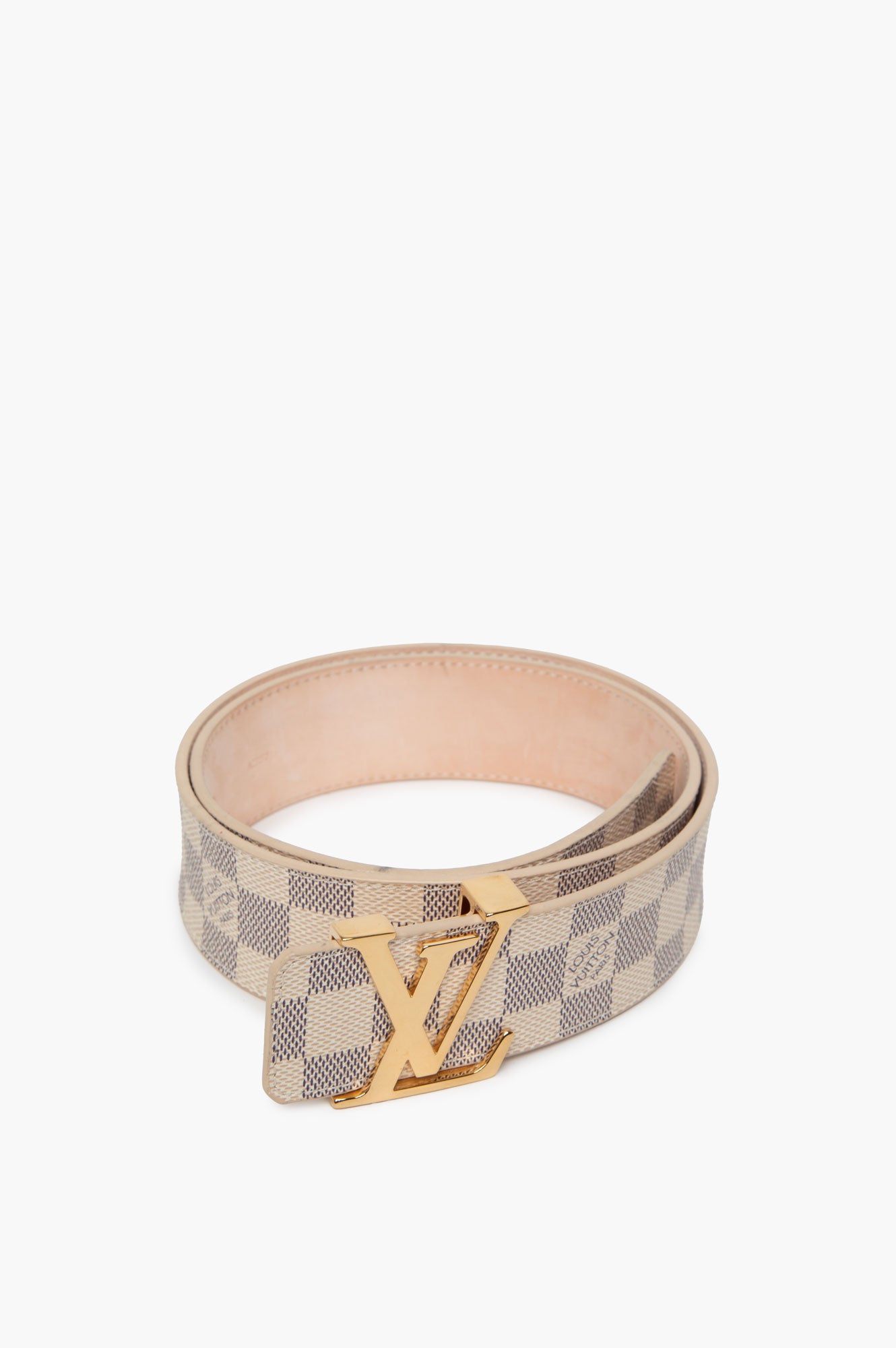 Louis Vuitton Damier Azur Belt Size 80