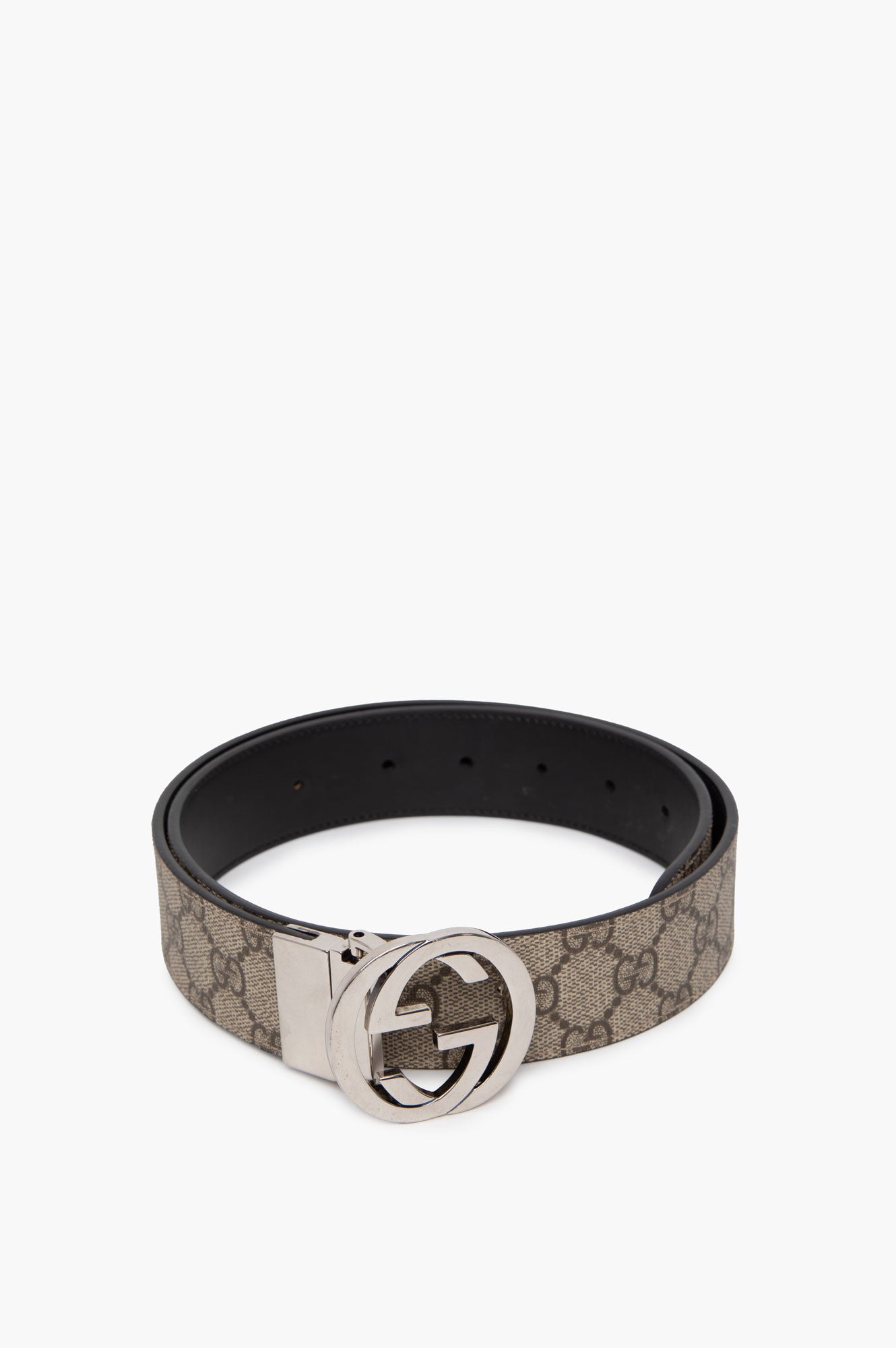 Gucci Monogram Reversible Belt Size 80