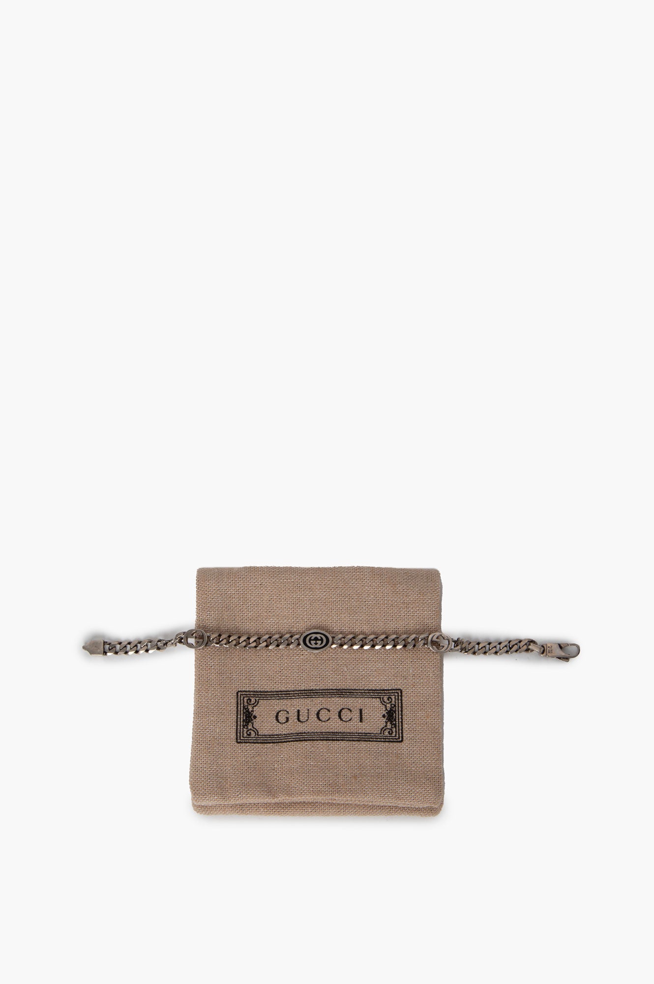 Gucci Silver GG Bracelet