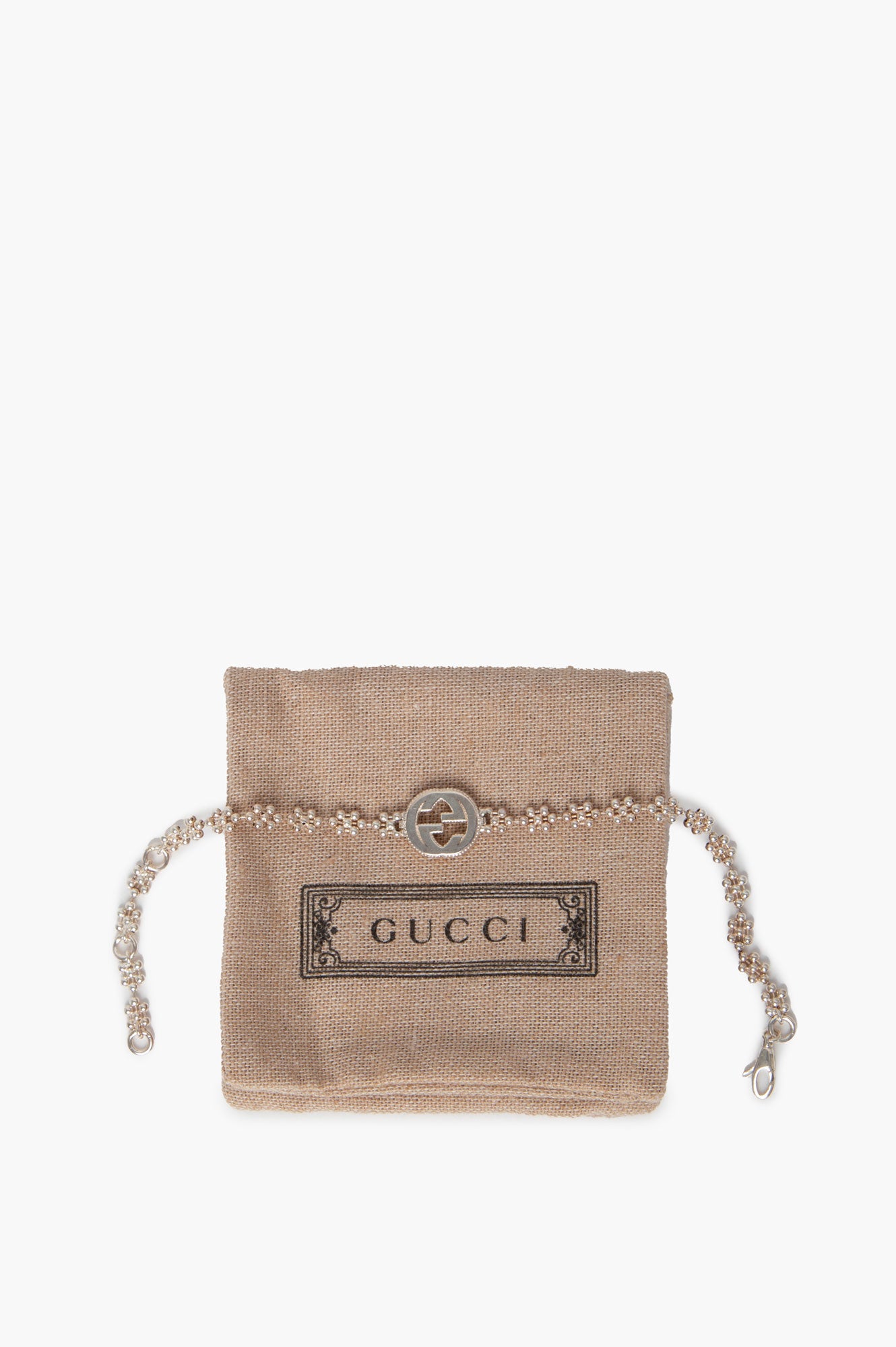 Gucci Silver Single GG Bracelet