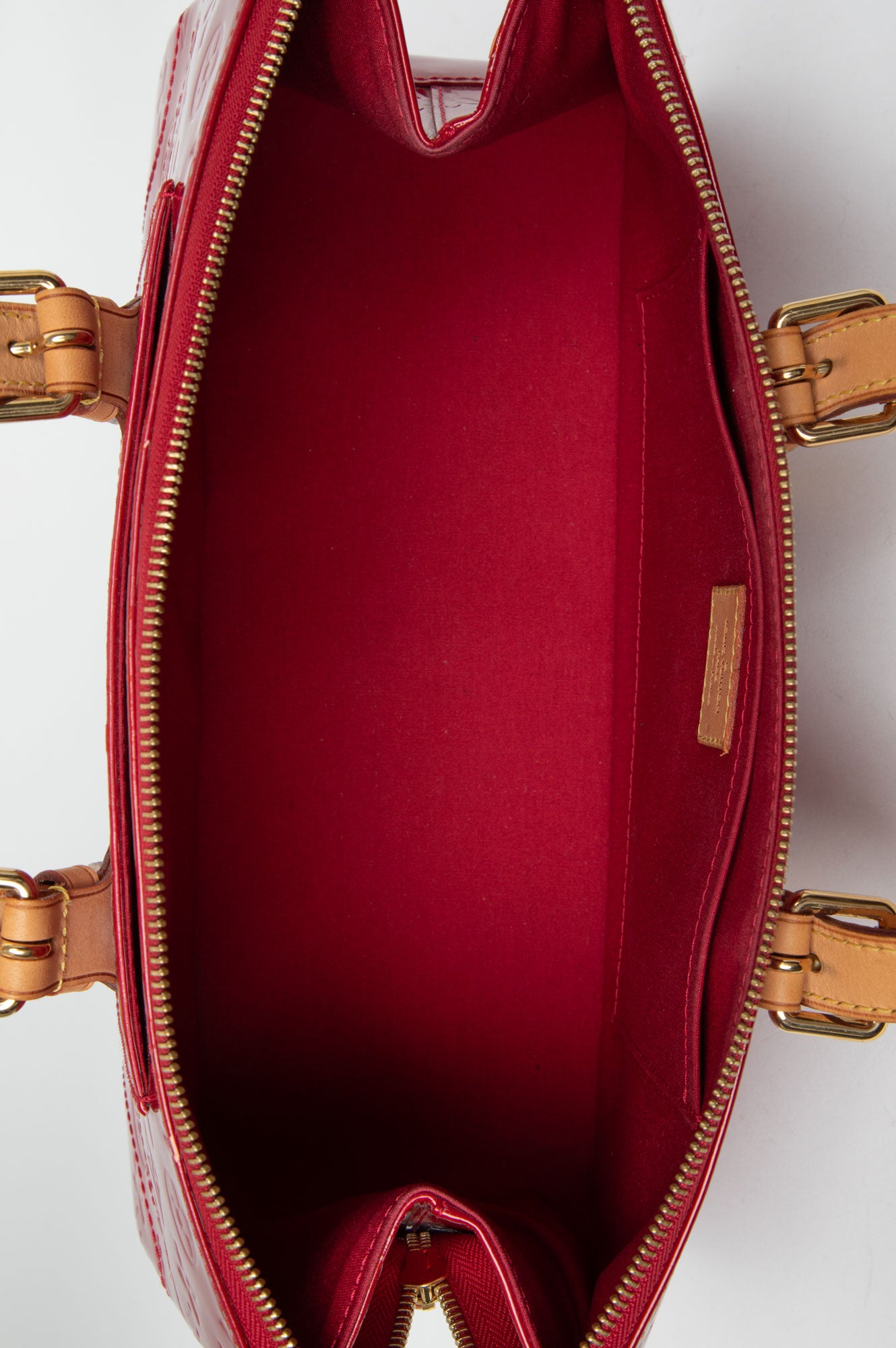 Louis Vuitton Red Patent Vernis Rosewood Shoulder Bag