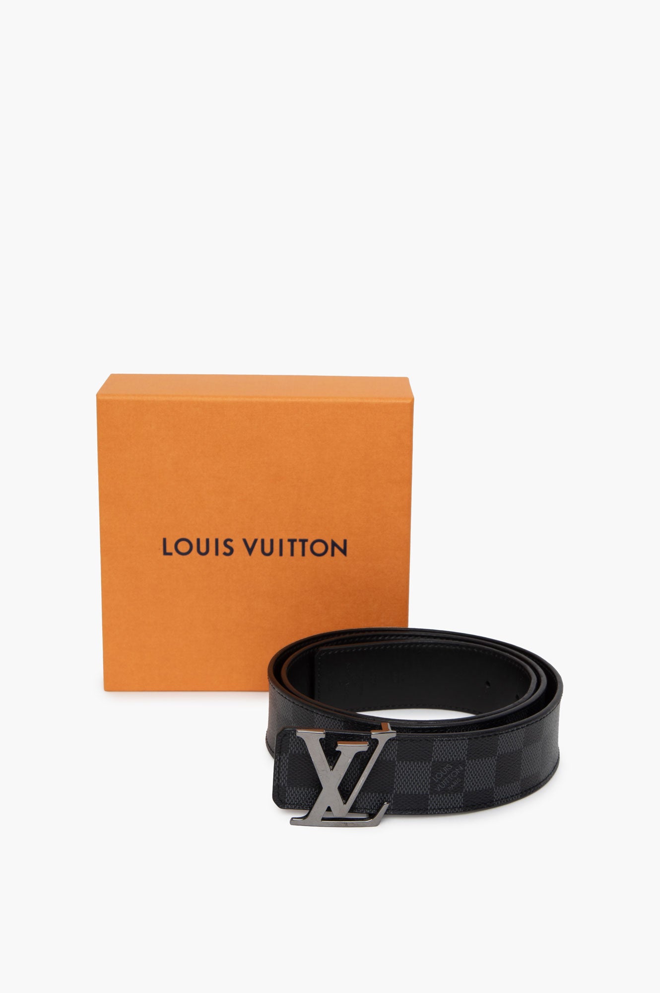 Louis Vuitton Damier Ebene Belt Size 100