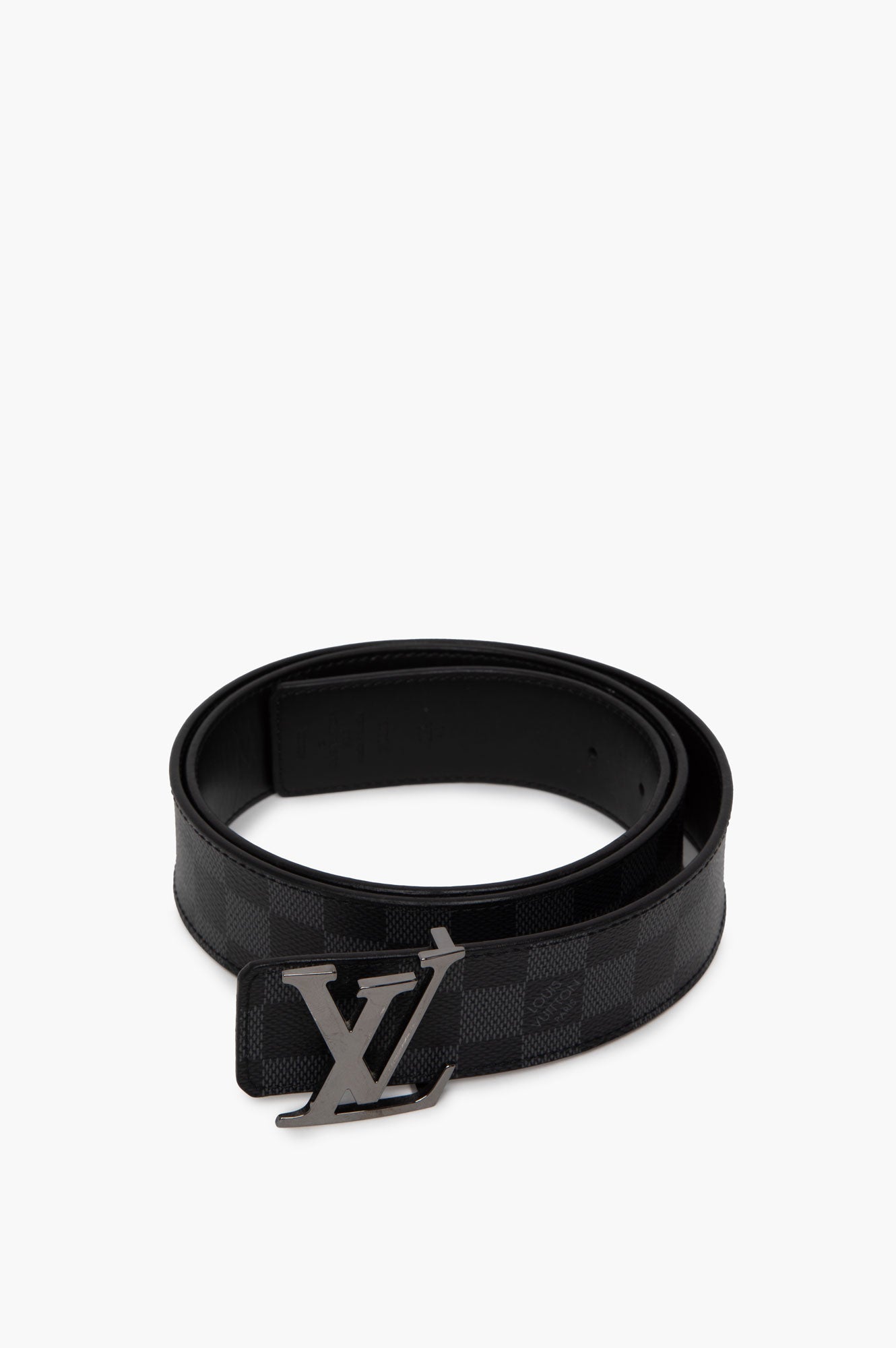 Louis Vuitton Damier Ebene Belt Size 100