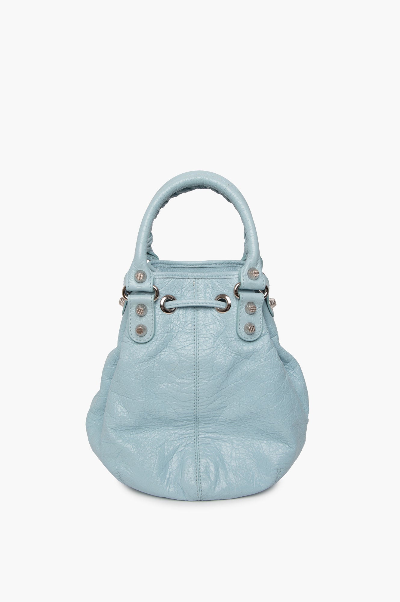 Balenciaga Blue Le Cagole Bucket Bag