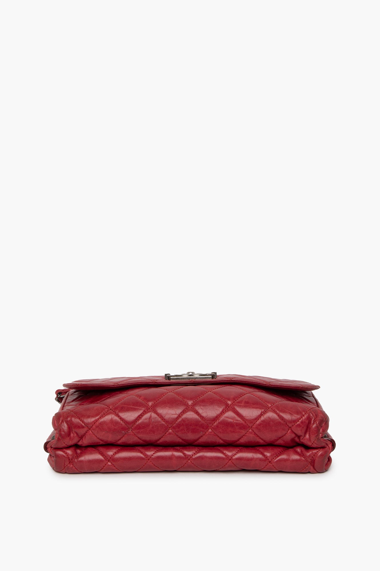 Chanel Red Flap Boy Lock Shoulder Bag