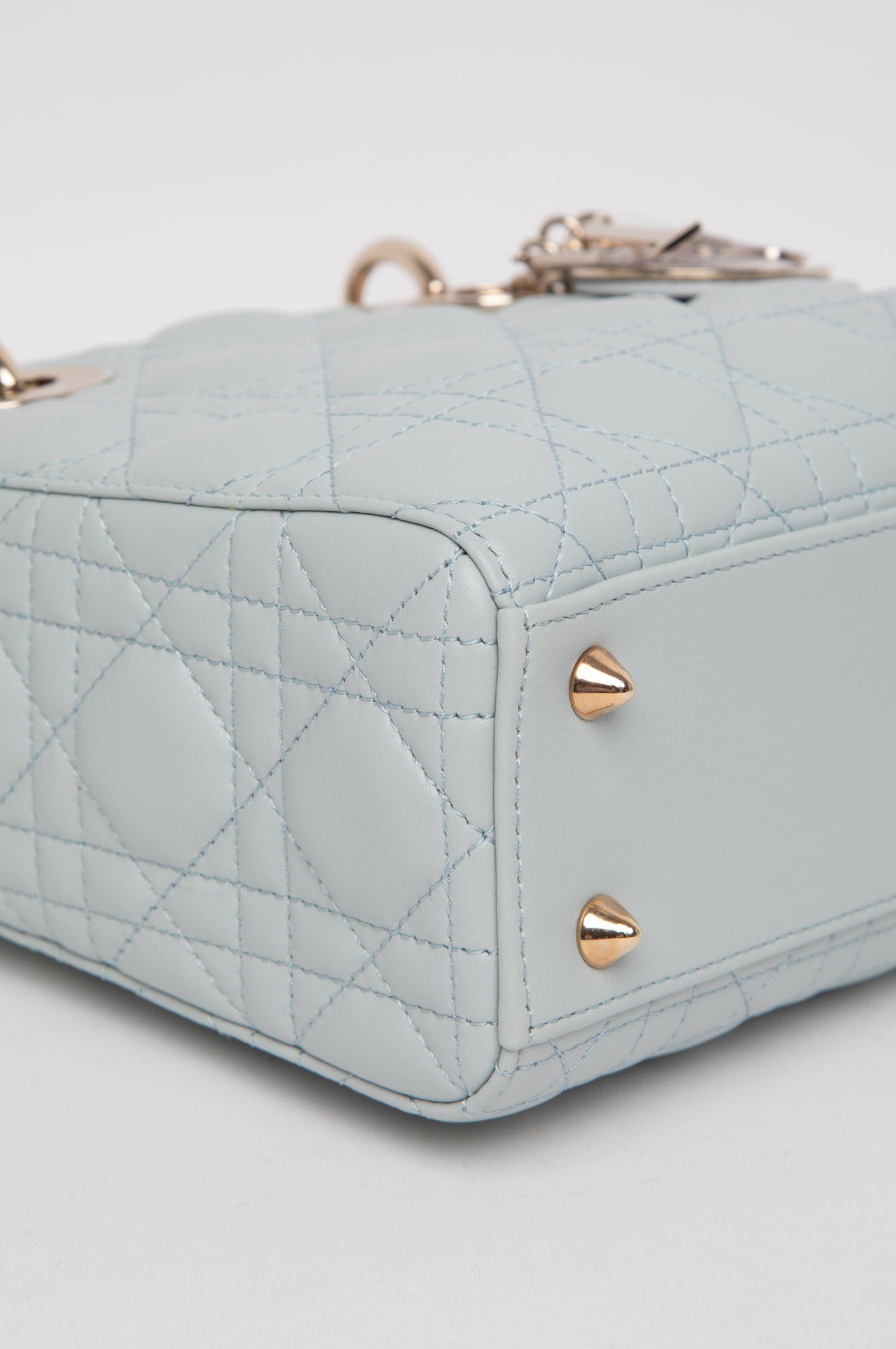 Christian Dior Baby Blue Small Lady Dior Bag