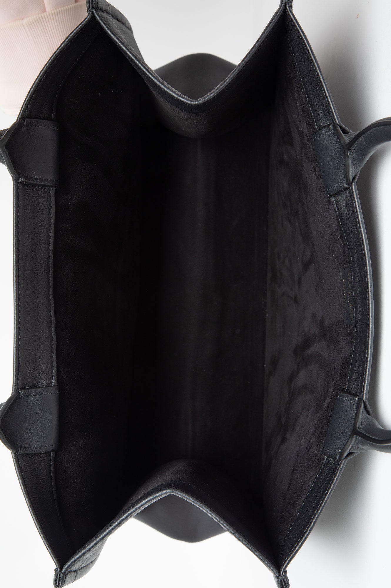 Christian Dior Black Leather Book Tote