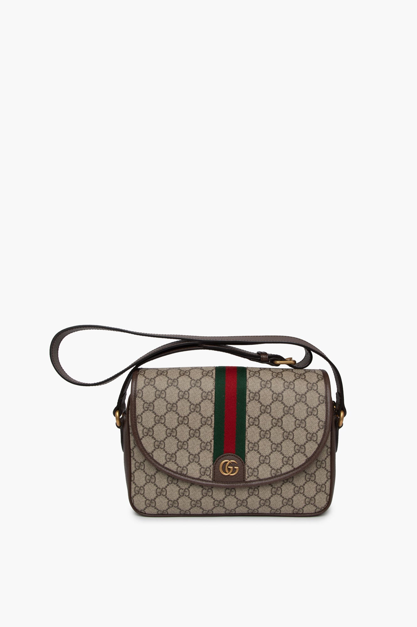 Gucci Brown Ophidia Small Over Shoulder Bag
