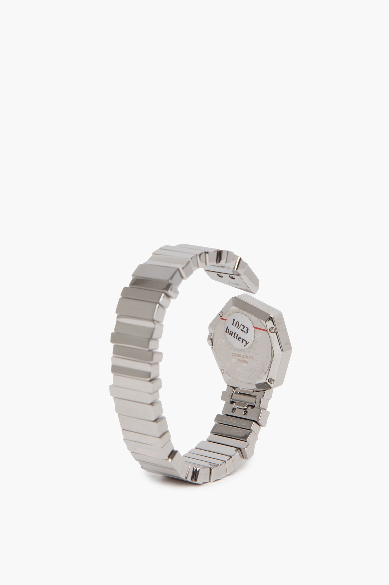 Christian Dior Mother of Pearl Dial Silver Steel Watch