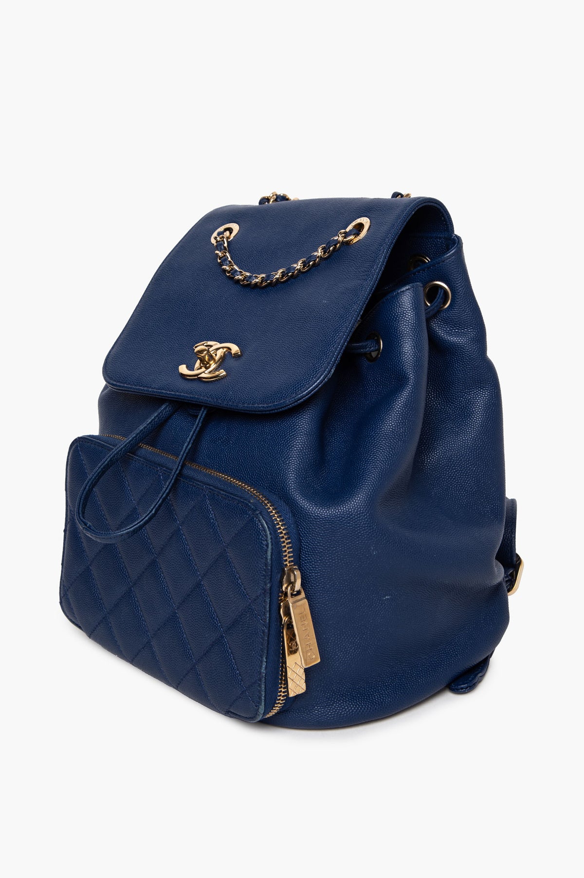 Chanel Blue Caviar Business Affinity Backpack