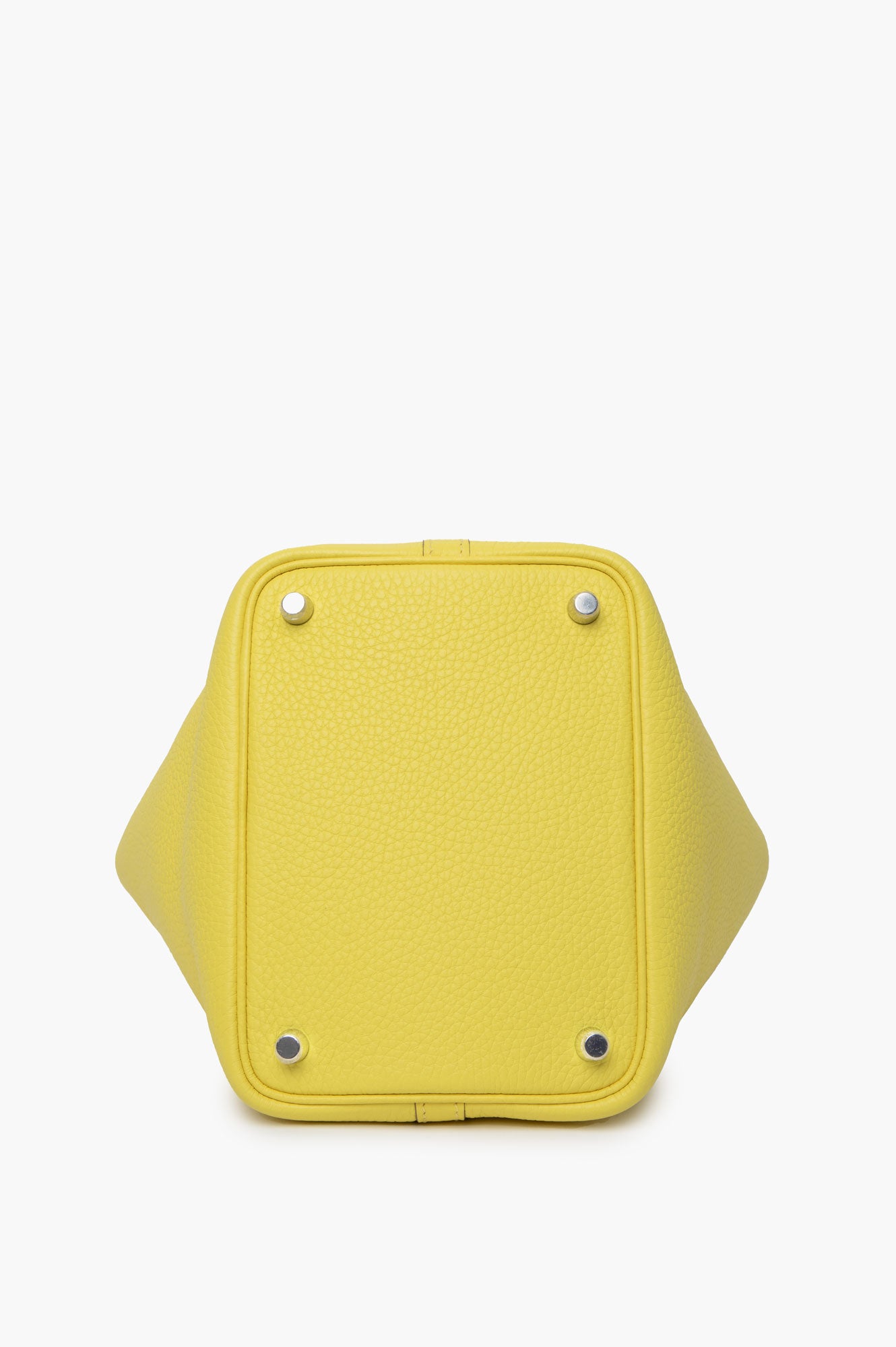 Hermes 2022 Picotin Lock 18 Lime 9R Clemence Leather Bag