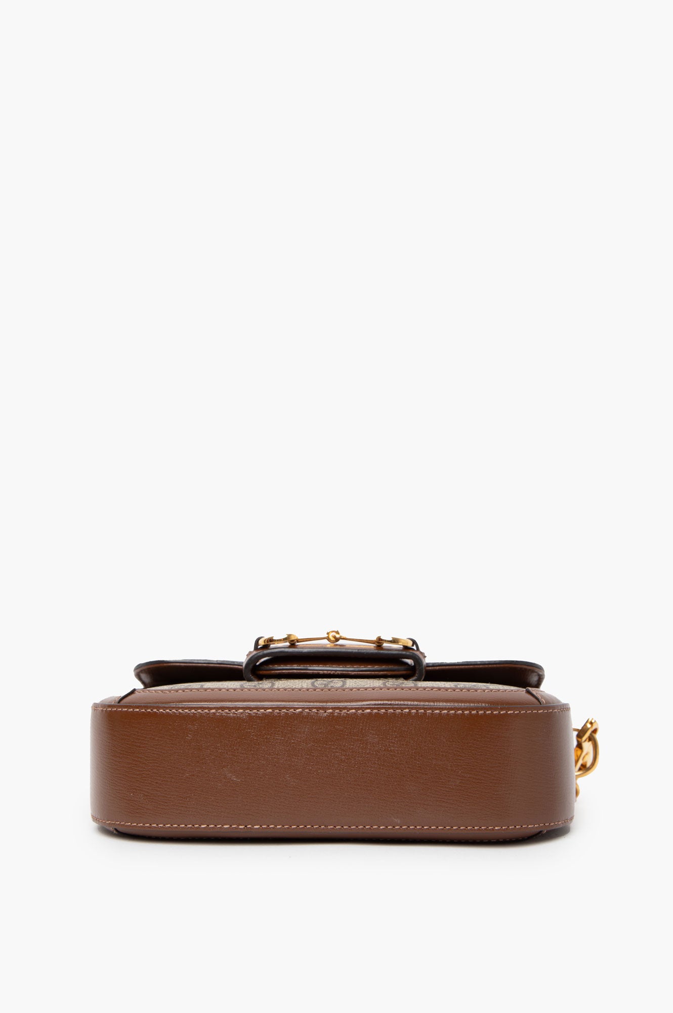 Gucci Brown 1955 Horsebit GG Supreme Size Mini Bag