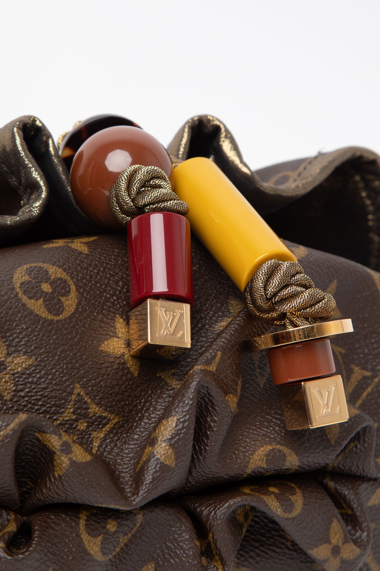 Louis Vuitton Brown Monogram Kalahani Bag PM