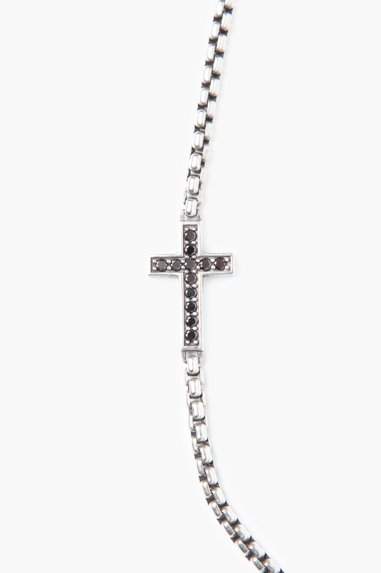 David Yurman Streamline® Cross Station Necklace 24"