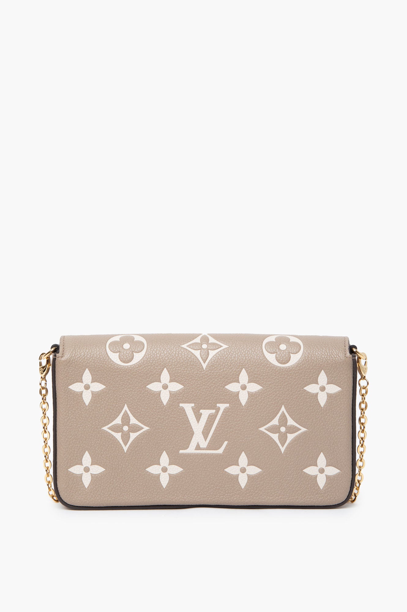 Louis Vuitton Beige Felicie Pochette Bag