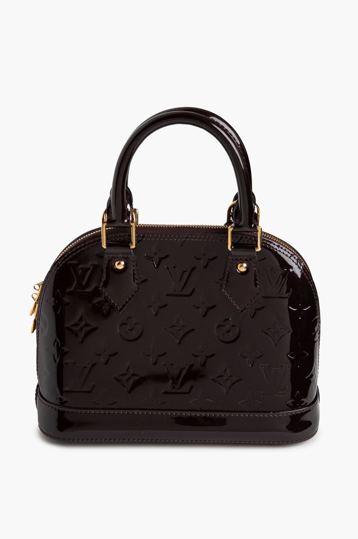 Louis Vuitton Monogram Amarante Vernis Alma BB