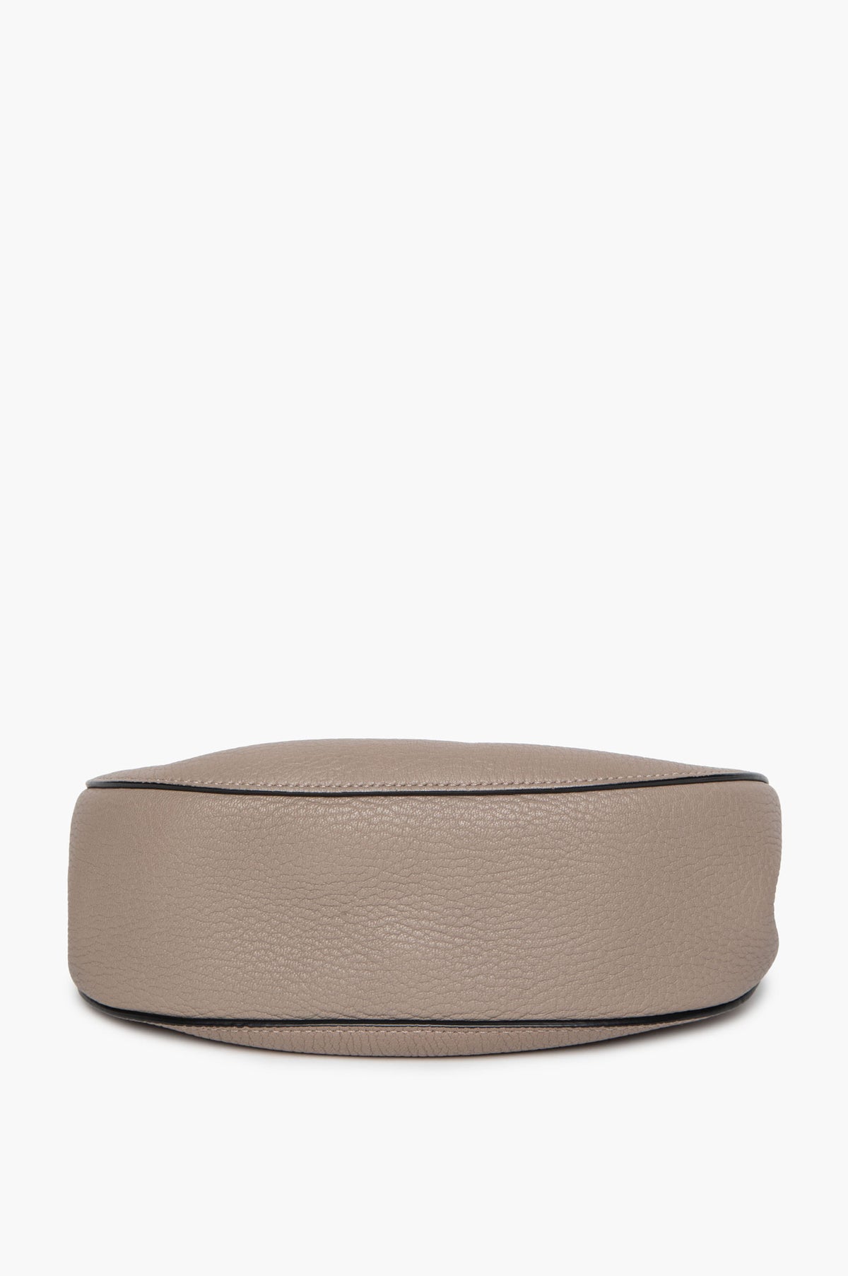 Chloé Small Taupe Grained Leather Drew Bag