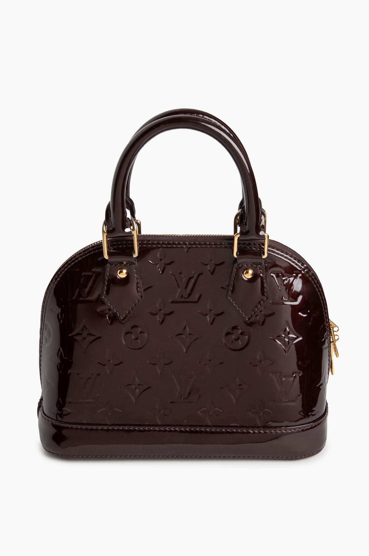 Louis Vuitton Monogram Amarante Vernis Alma BB