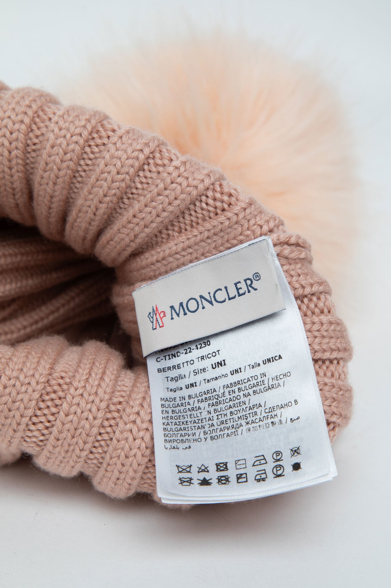 Moncler Toque Pink Hat