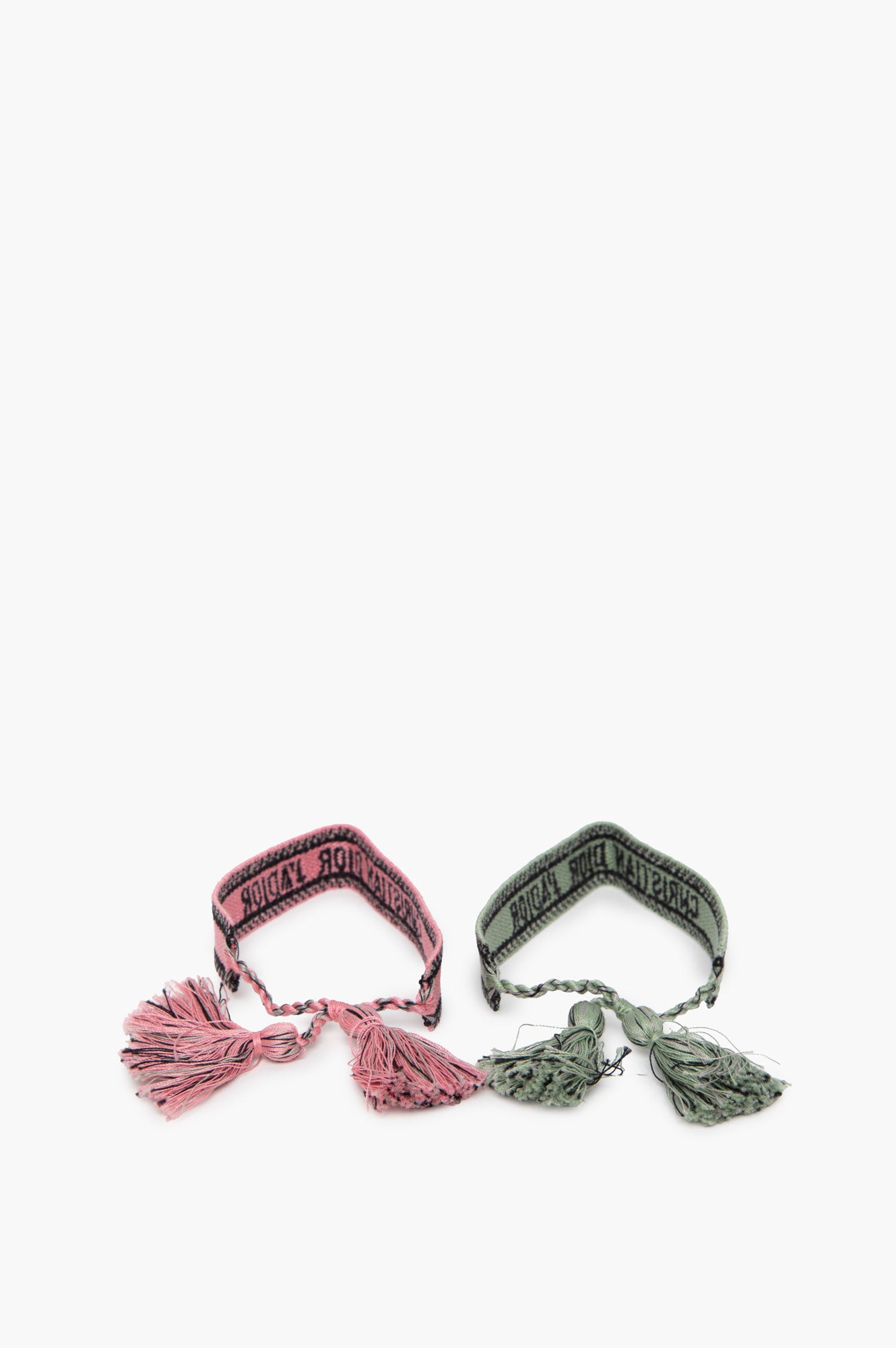 Christian Dior Bracelet Set in Pink/Green