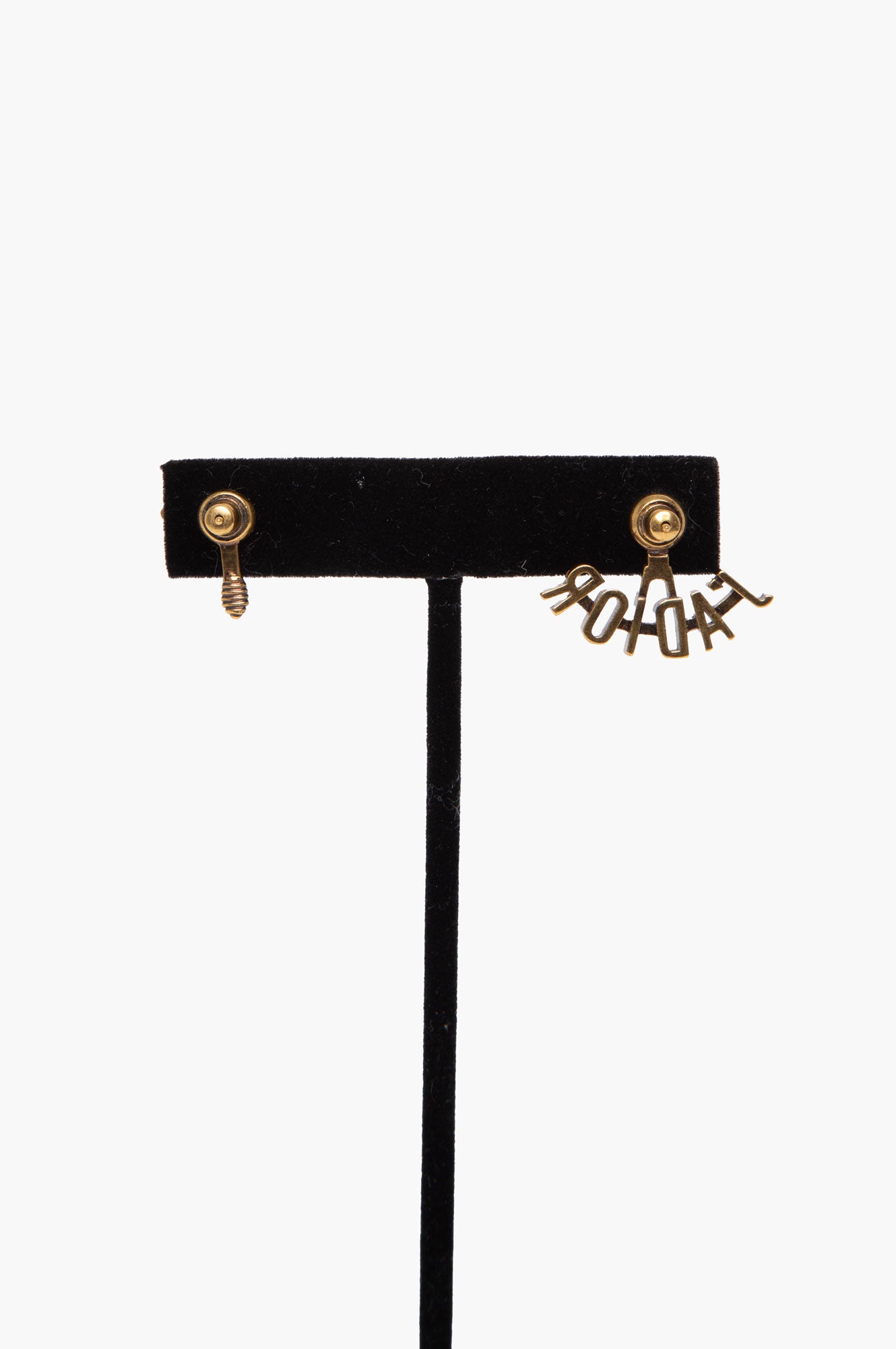 Christian Dior Gold Tone J'Adior Bee Earrings