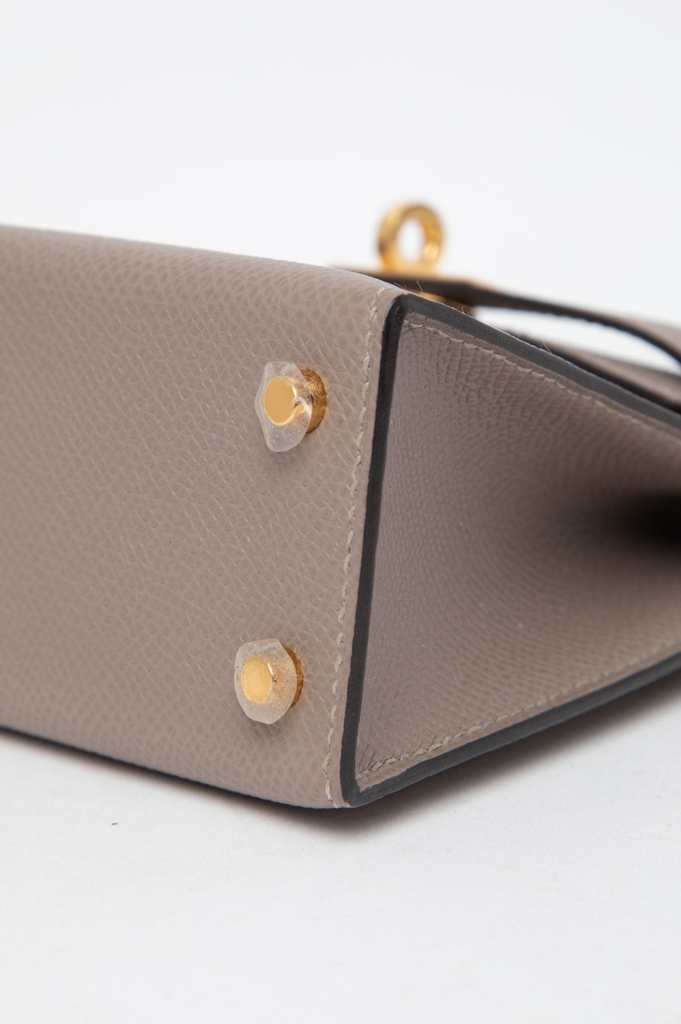 Hermes 2017 Mini Kelly II Etaupe GHW Bag