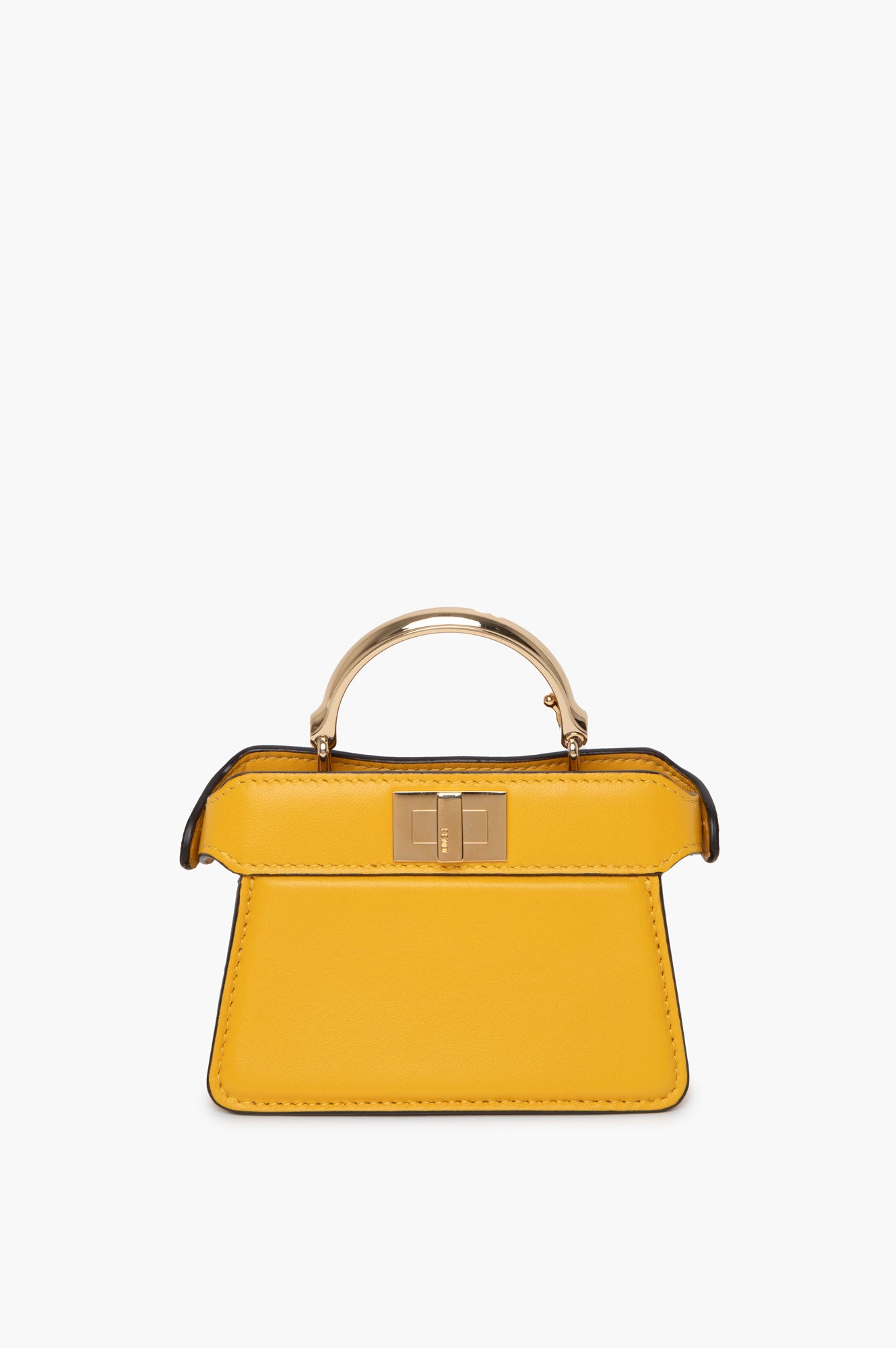 Fendi Yellow Micro Peekaboo Bag