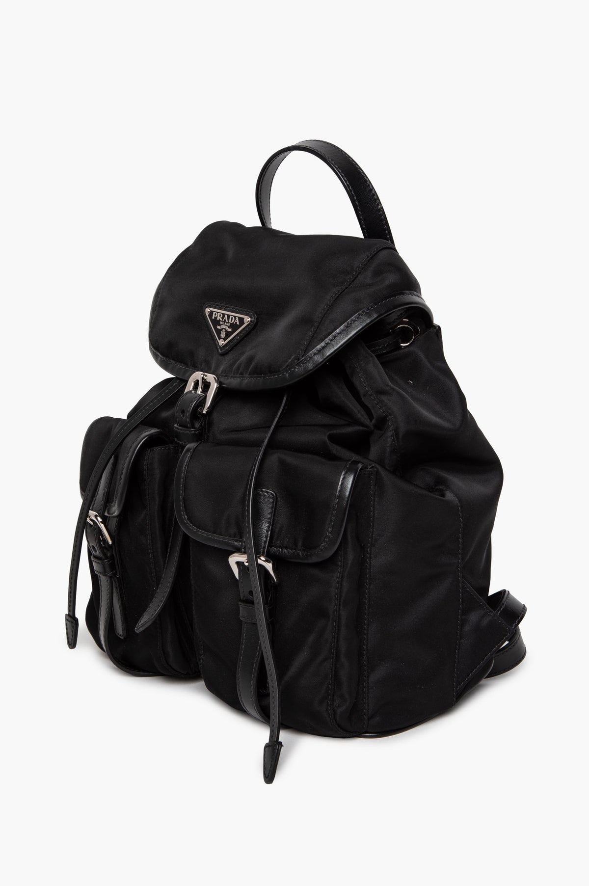 Prada Black Tessuto Nylon Backpack