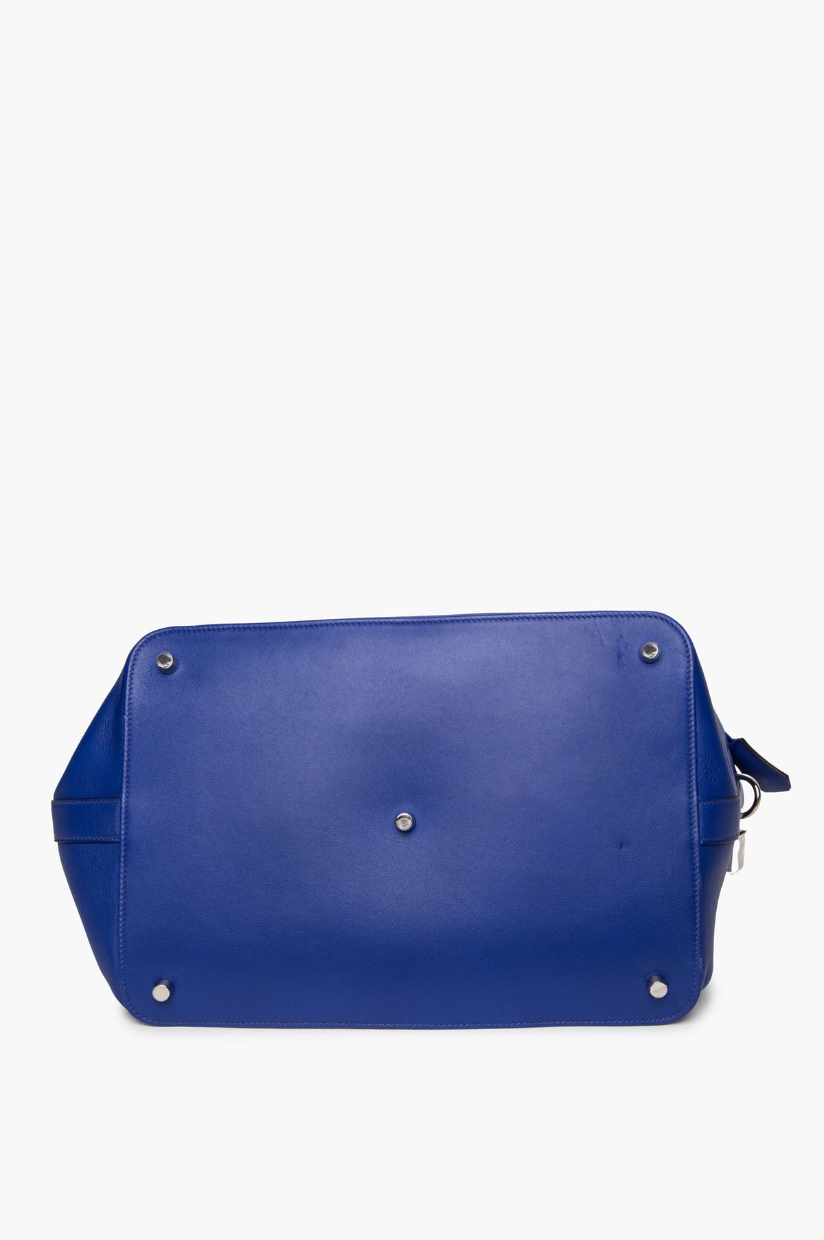 Hermès 2012 Bleu Electrique Swift Toolbox 33 Bag