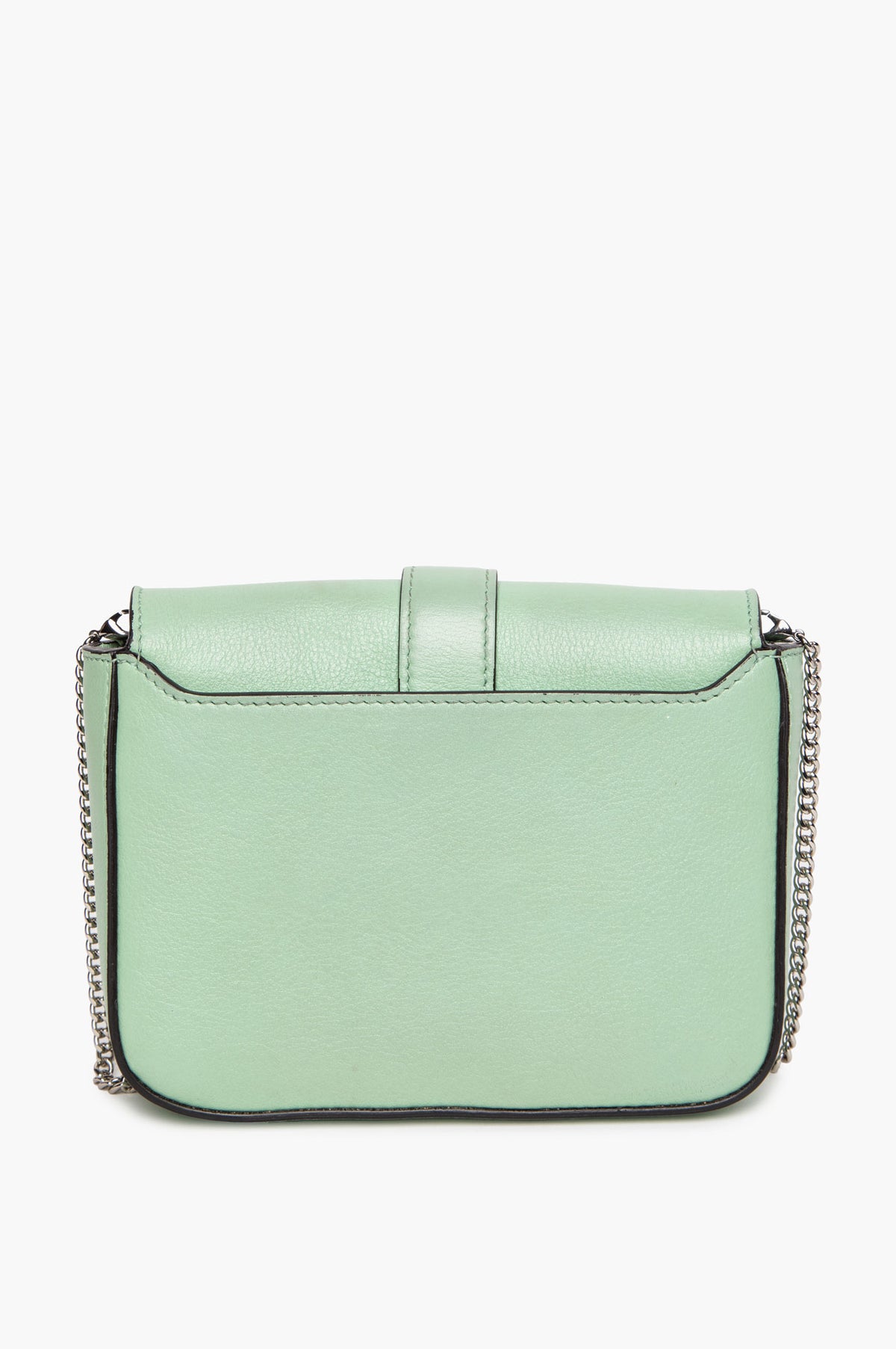 Jimmy Choo Pistachio Leather Crystal Embellished Cheri Bag