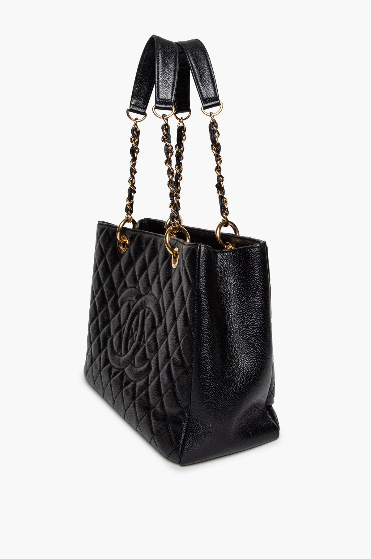 Chanel Black Caviar Grand Shopping Tote GHW