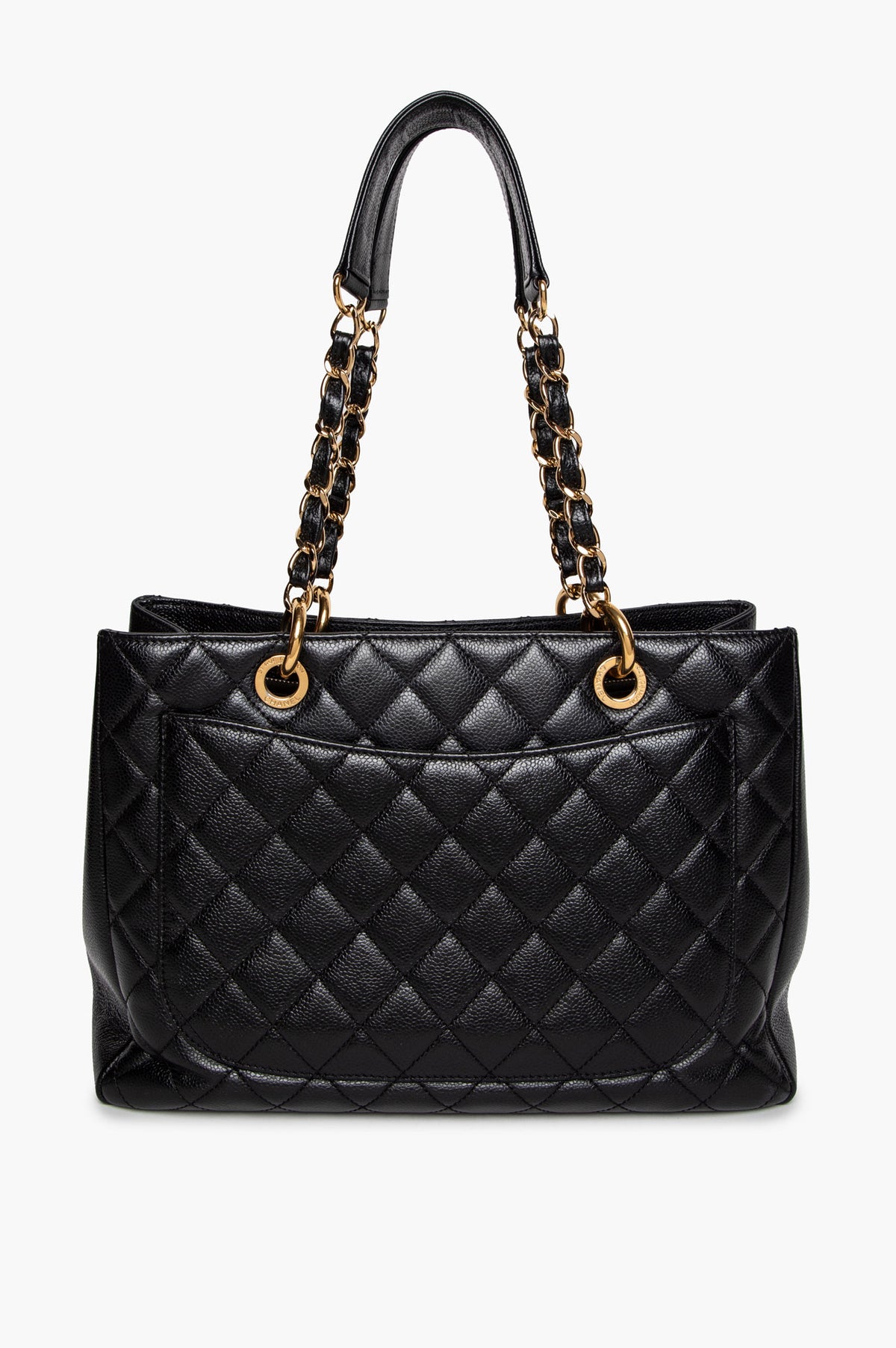 Chanel Black Caviar Grand Shopping Tote GHW