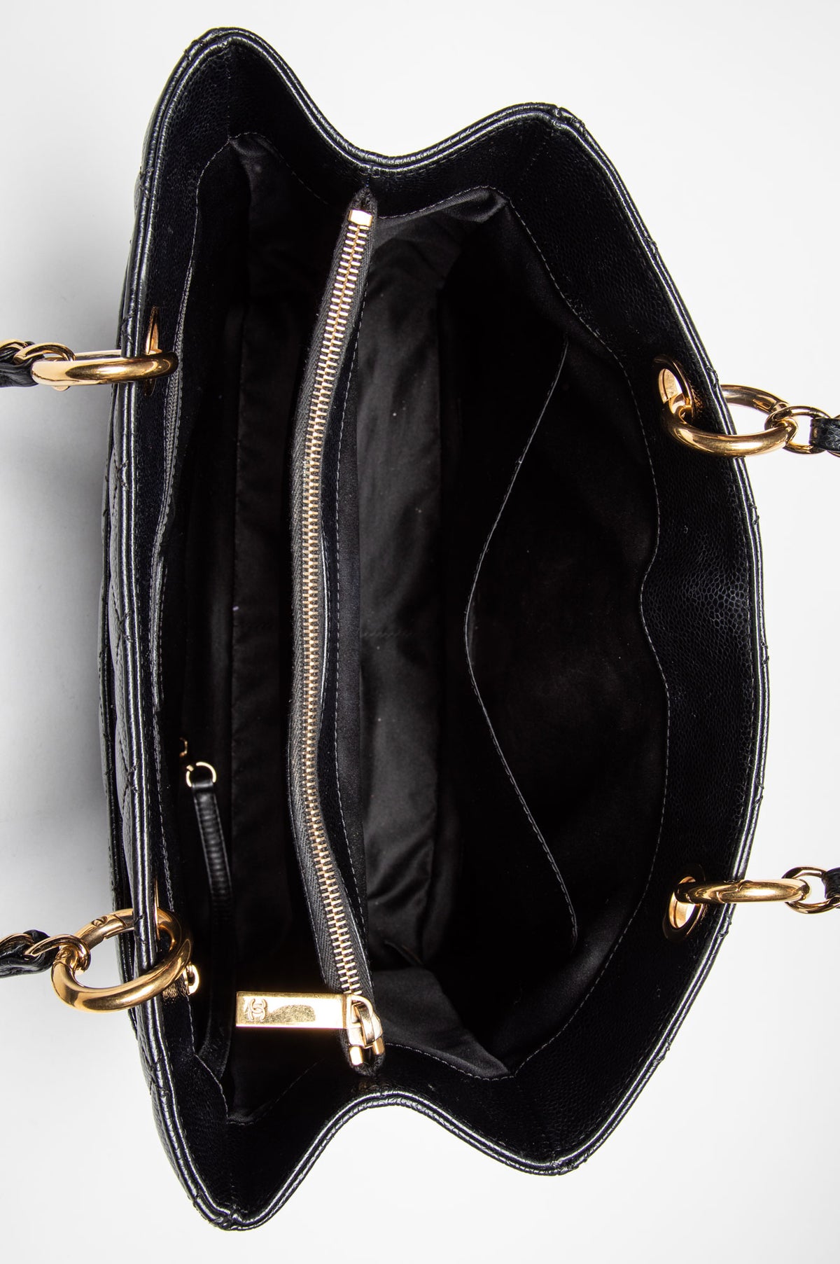 Chanel Black Caviar Grand Shopping Tote GHW