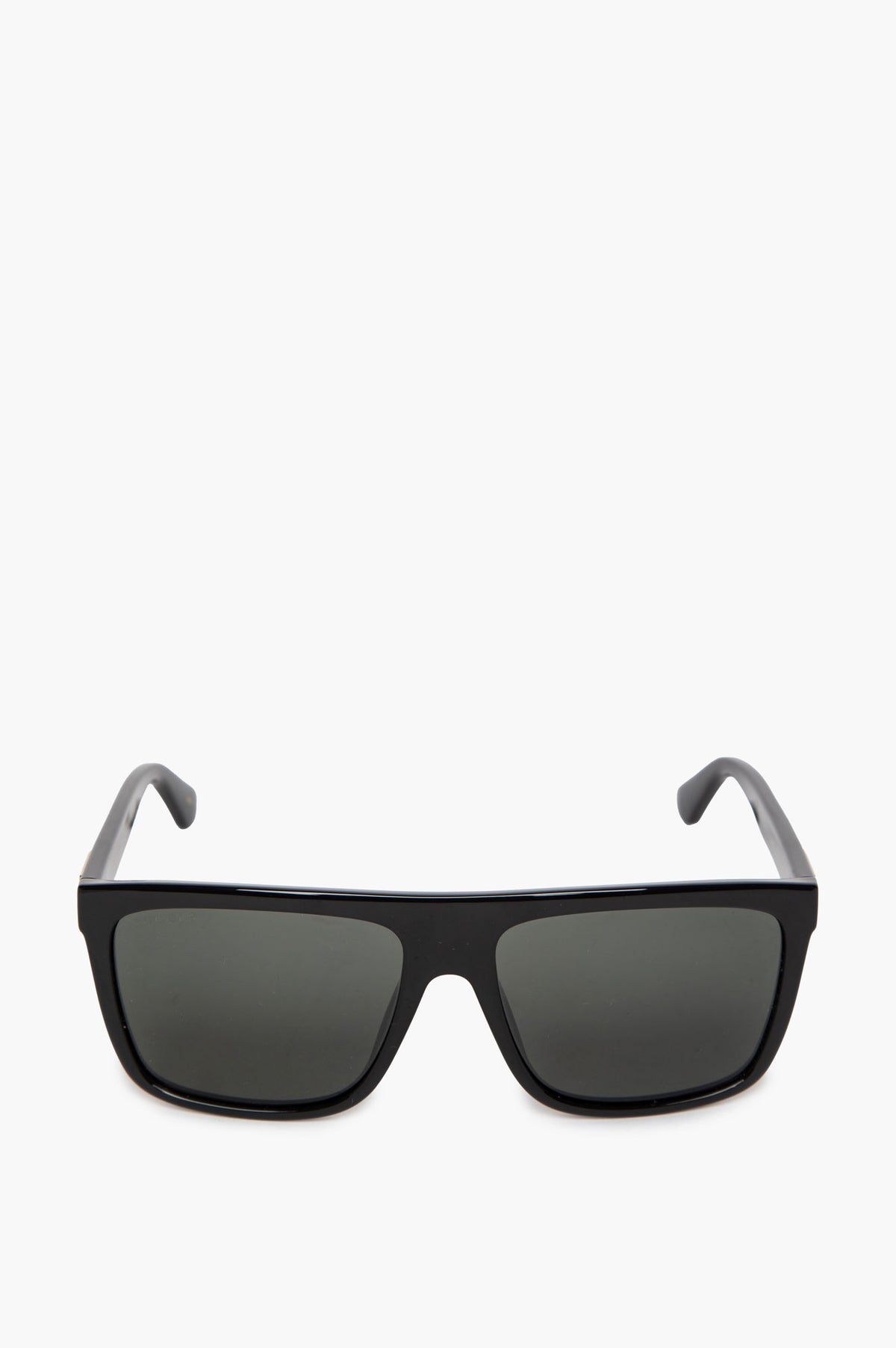 Gucci Polarized Black Acetate Flat Bridge Square GG0748S Sunglasses