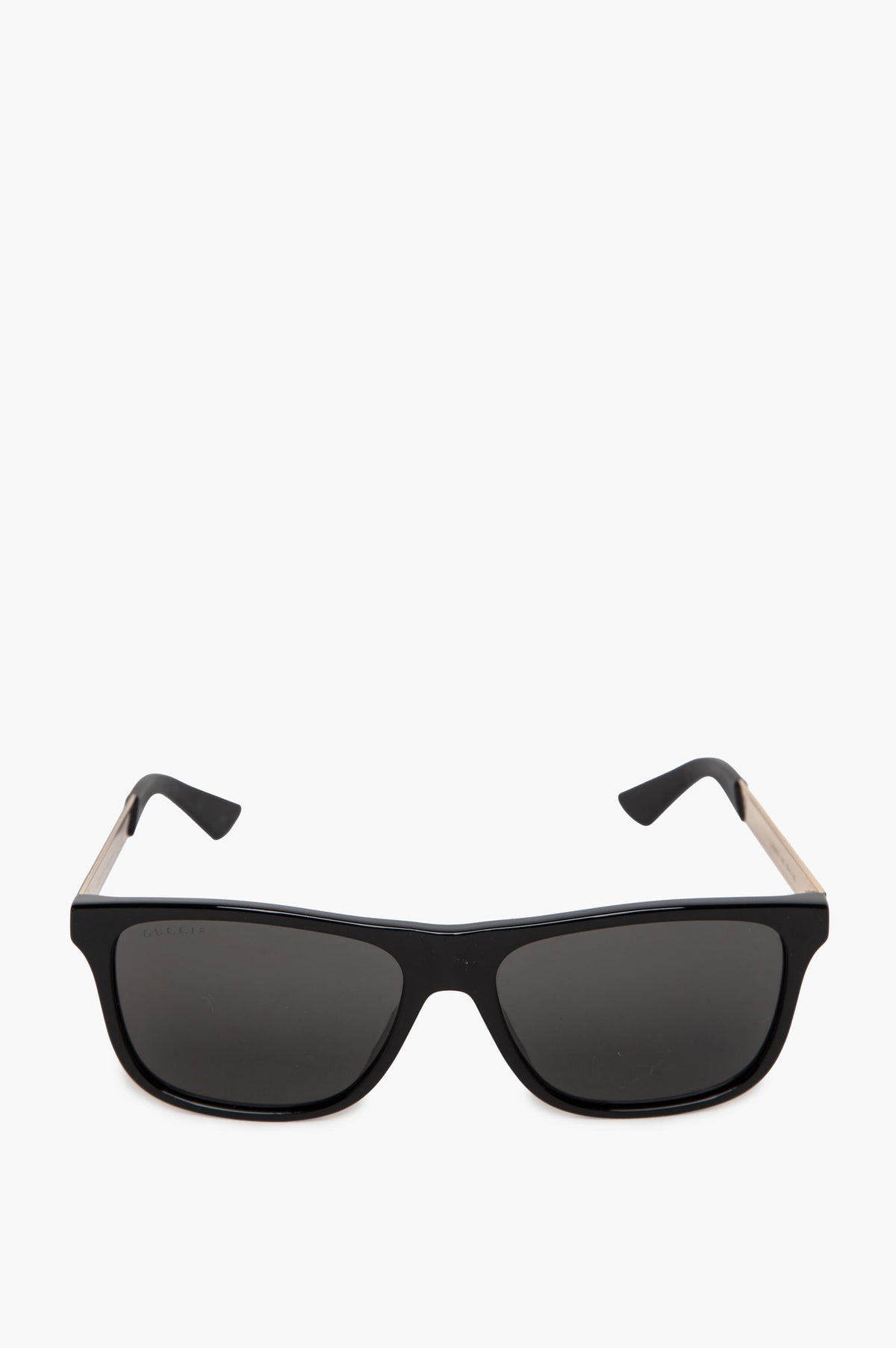 Gucci Polarized Black/Gold Square GG0687S Sunglasses