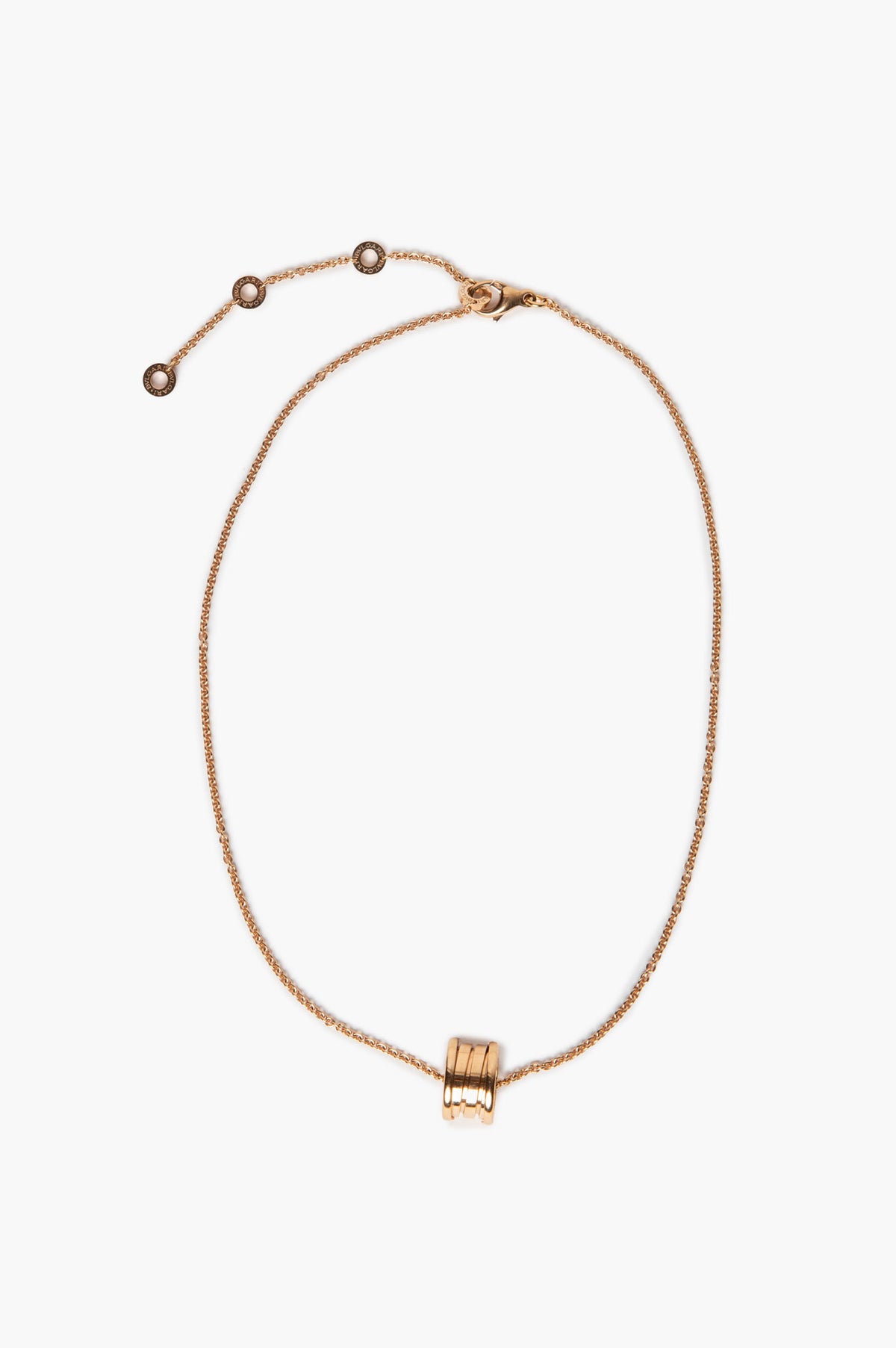 Van Cleef & Arpels 18k Rose Gold Carnelian Sweet Alhambra Pendant Necklace