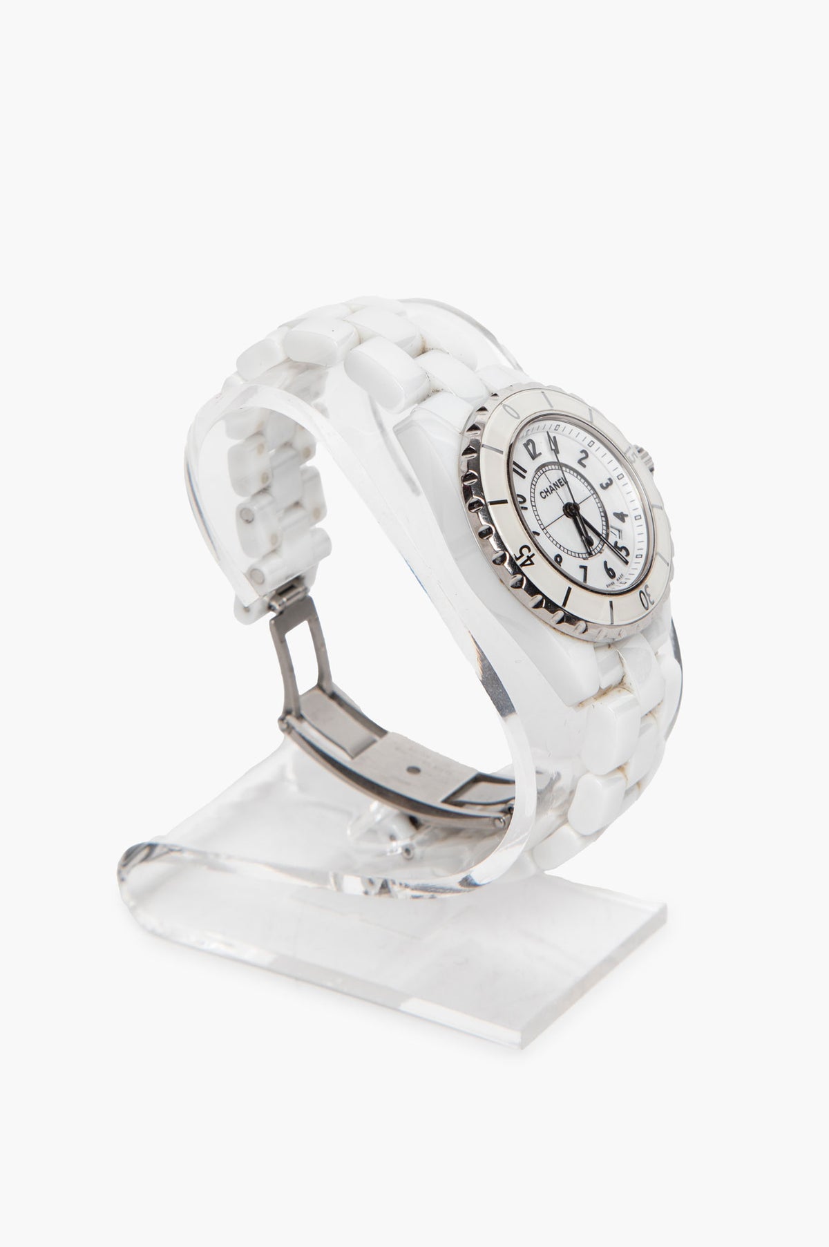 Chanel 2007 White Ceramic J12 Watch