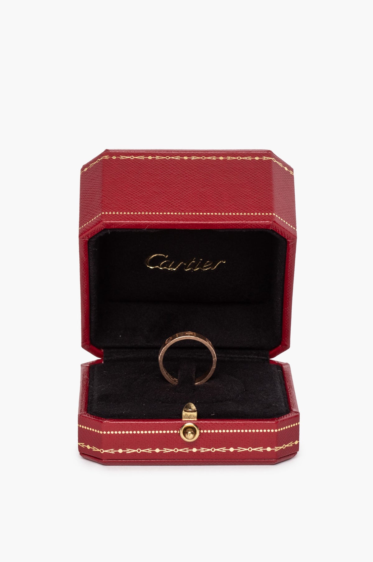 Cartier 18k Rose Gold Small Model LOVE Ring Size 7