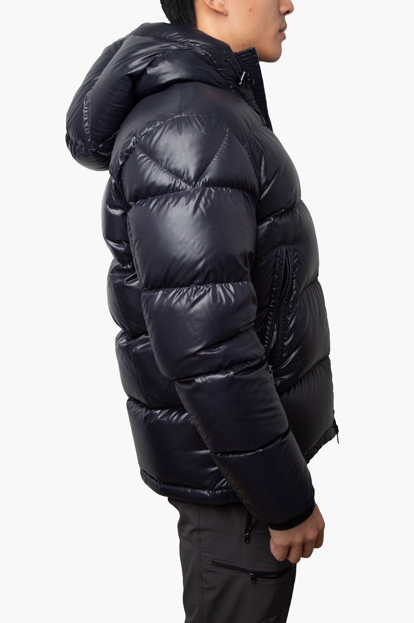 Moncler Navy Puffer Jacket Size 3