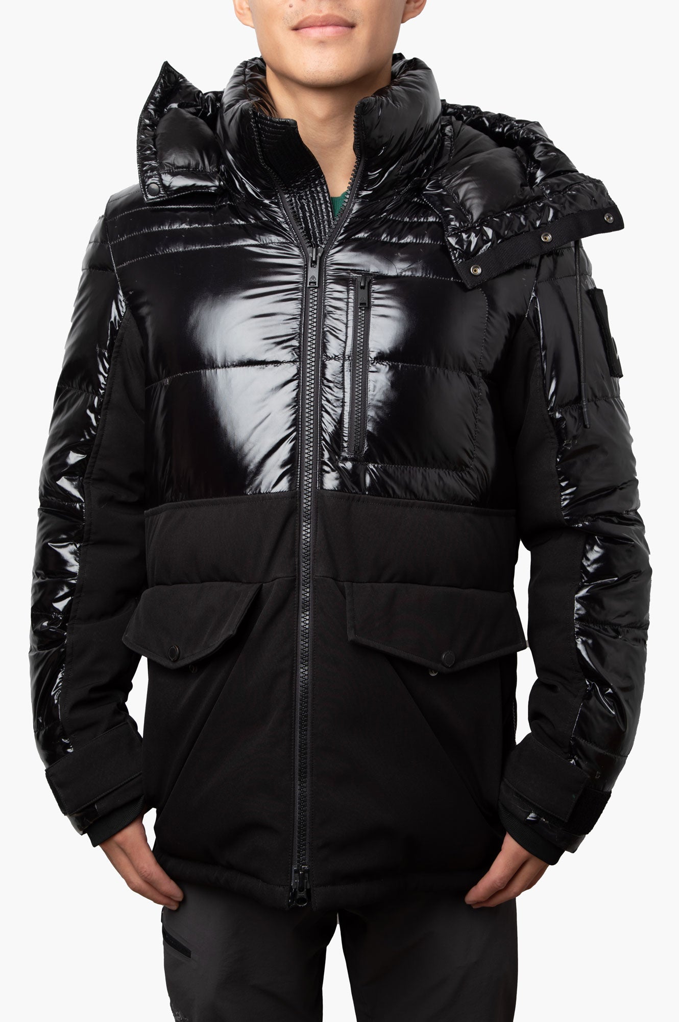Moose Knuckle Black Jacket Size S